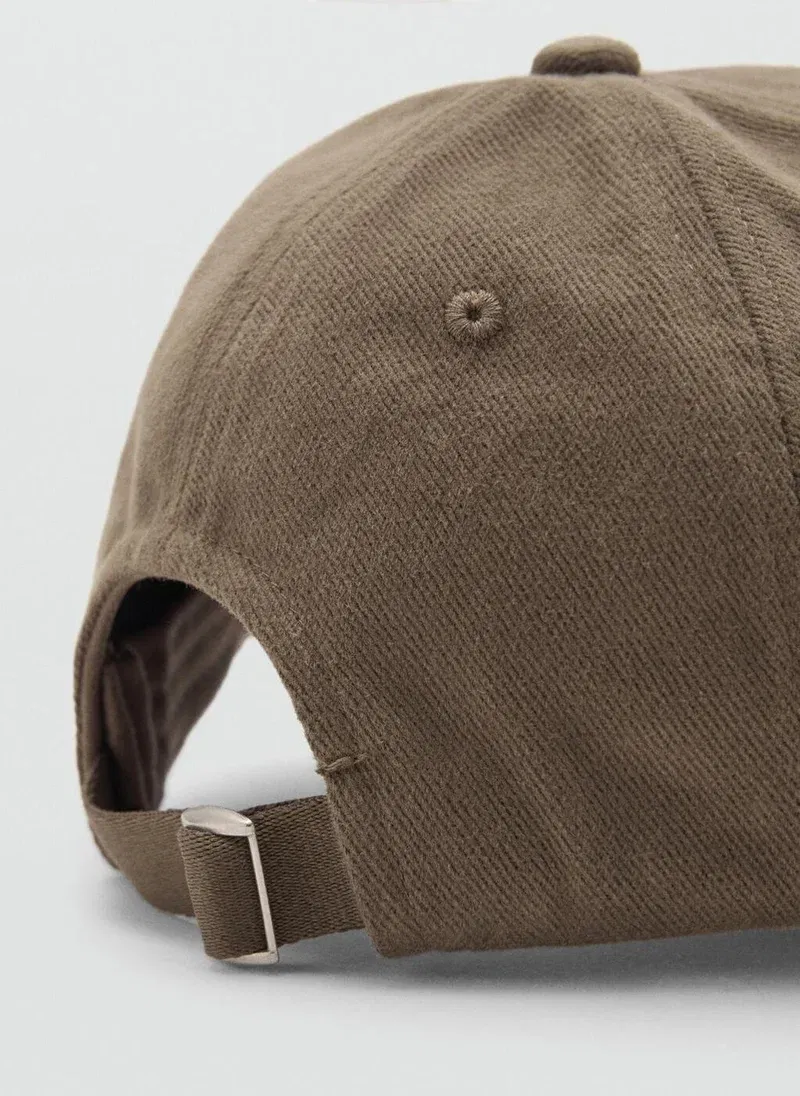 Mango Man Cotton visor cap for Men | Best Price UAE