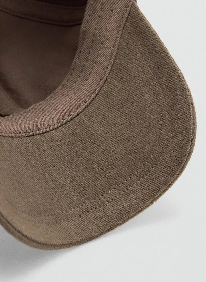 Mango Man Cotton visor cap for Men | Best Price UAE
