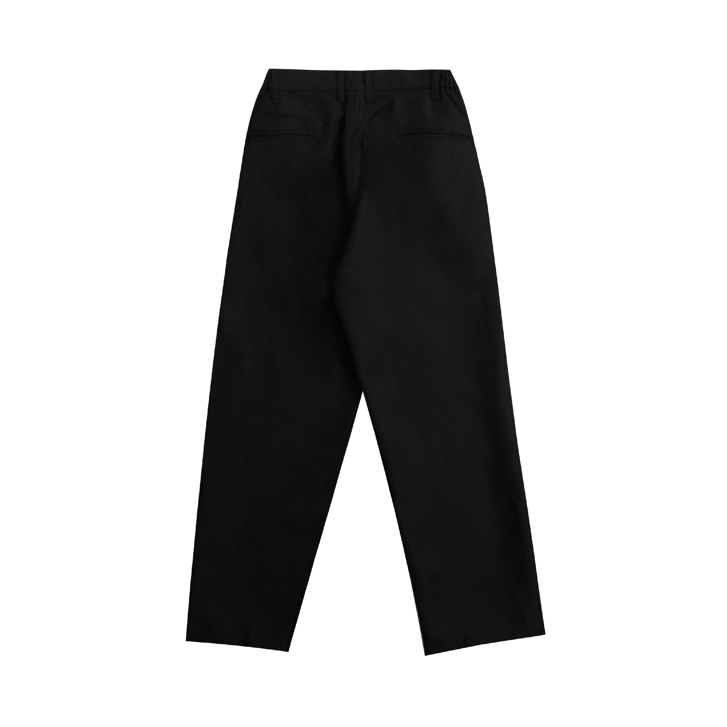 Dovetail Double Pleats Pants - Black