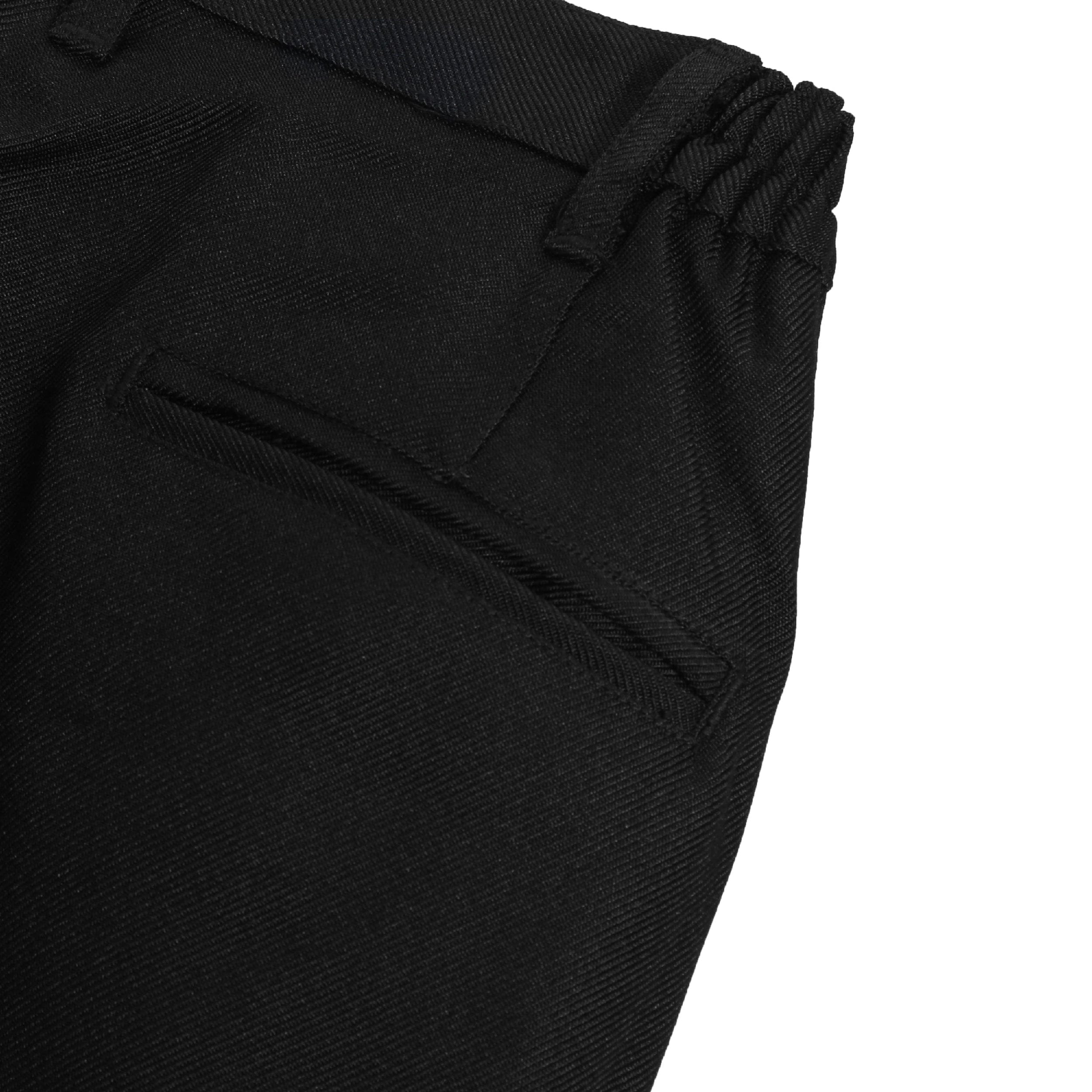 Dovetail Double Pleats Pants - Black