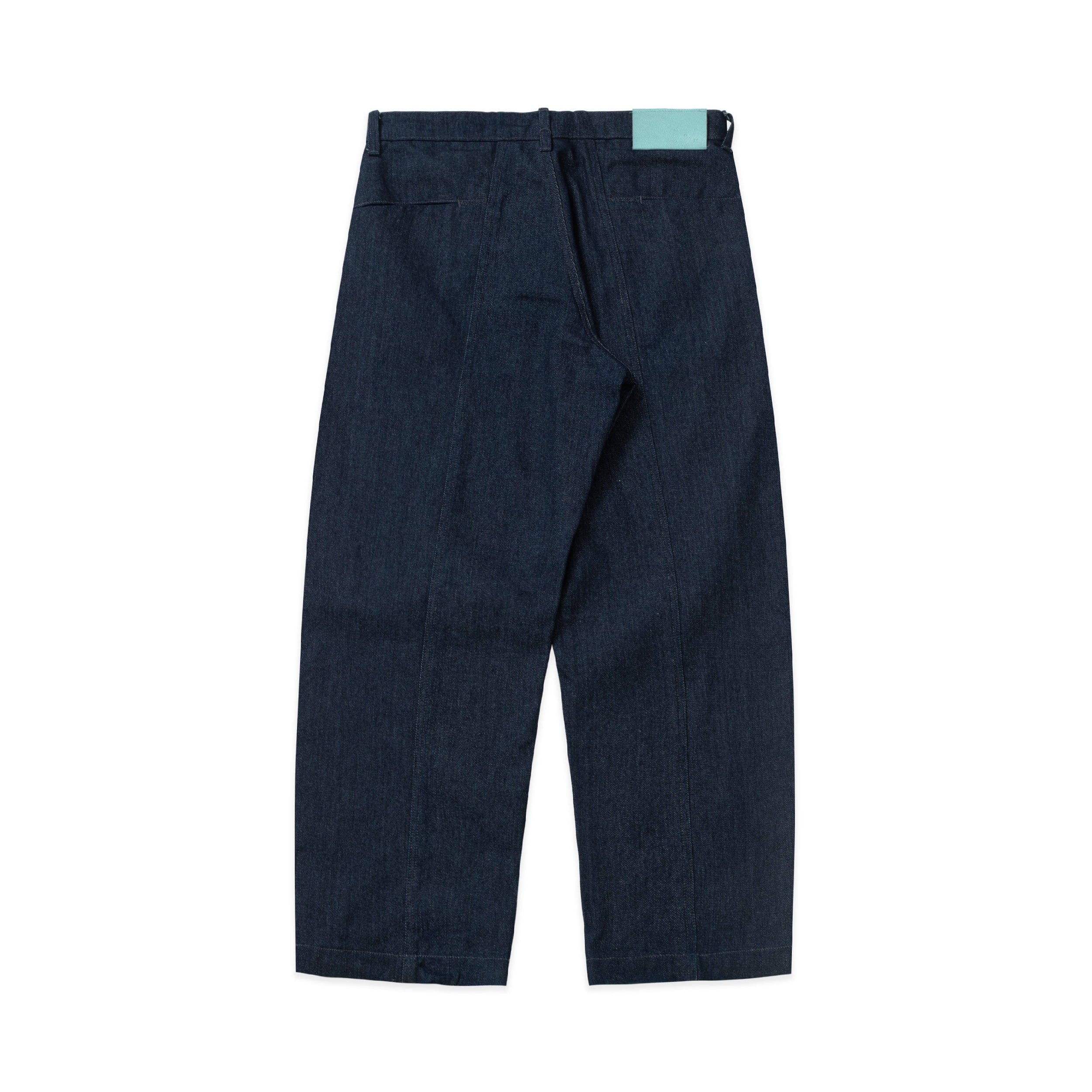 Nature of Mind Denim Barrel Pants - Blue