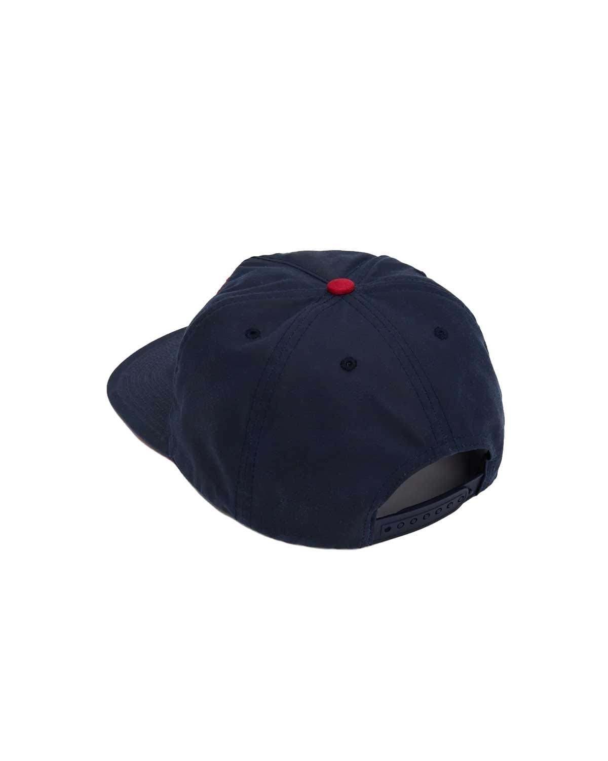 HMDD Orange Waxed Round 10 Hat Navy