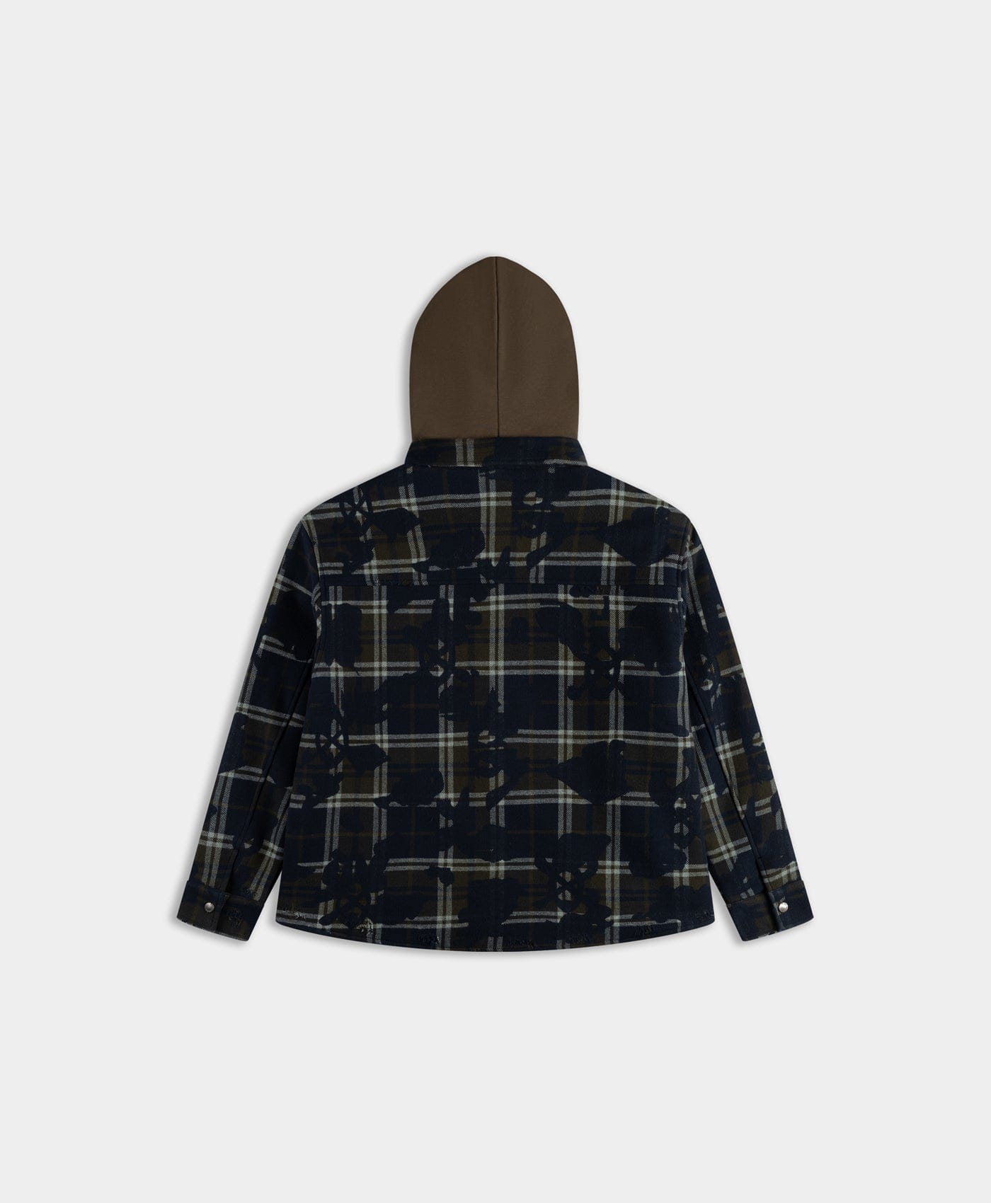 Blue Sky Captain Blue Patched Check Shirt