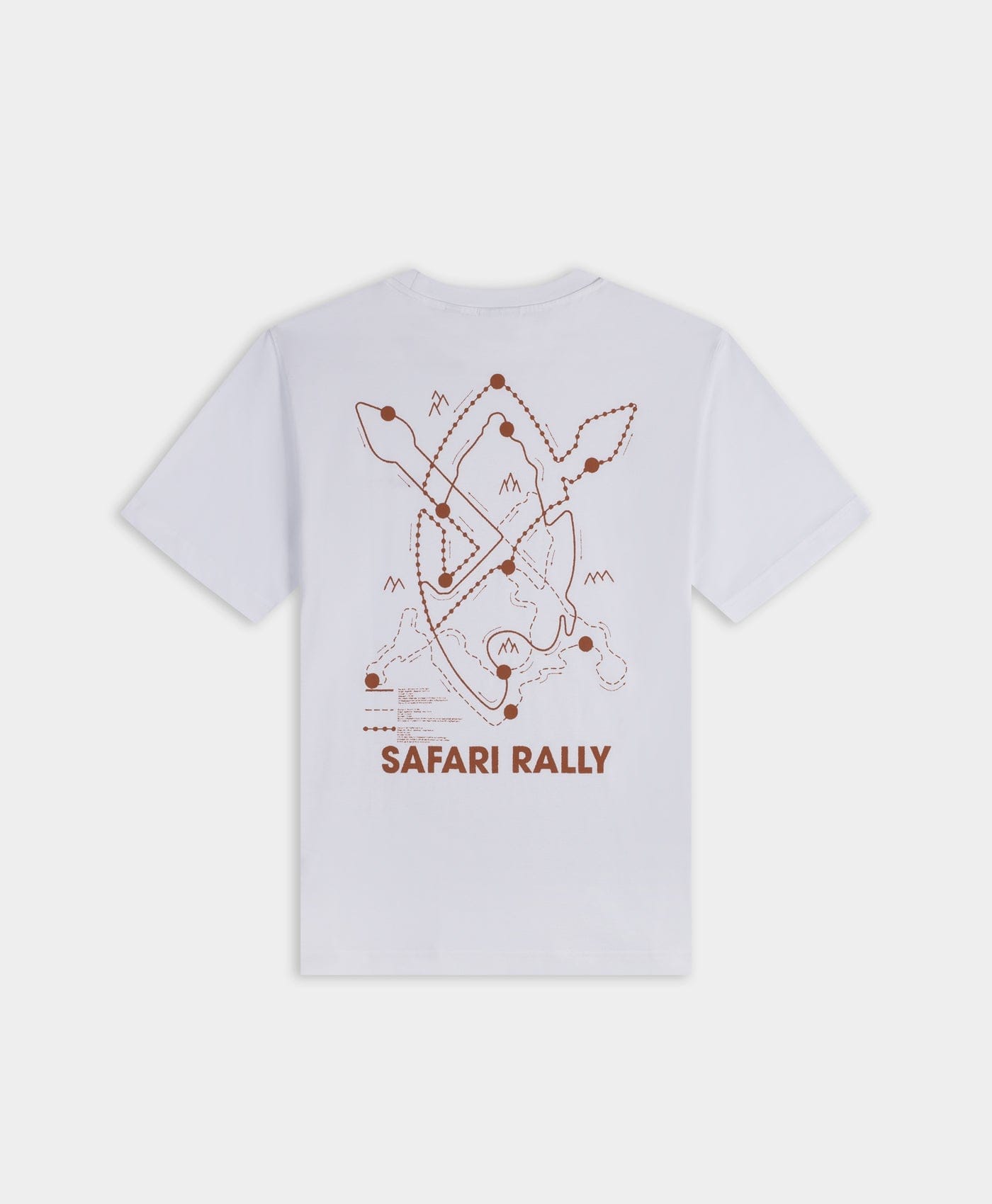 White Safari Rally SS T - Shirt