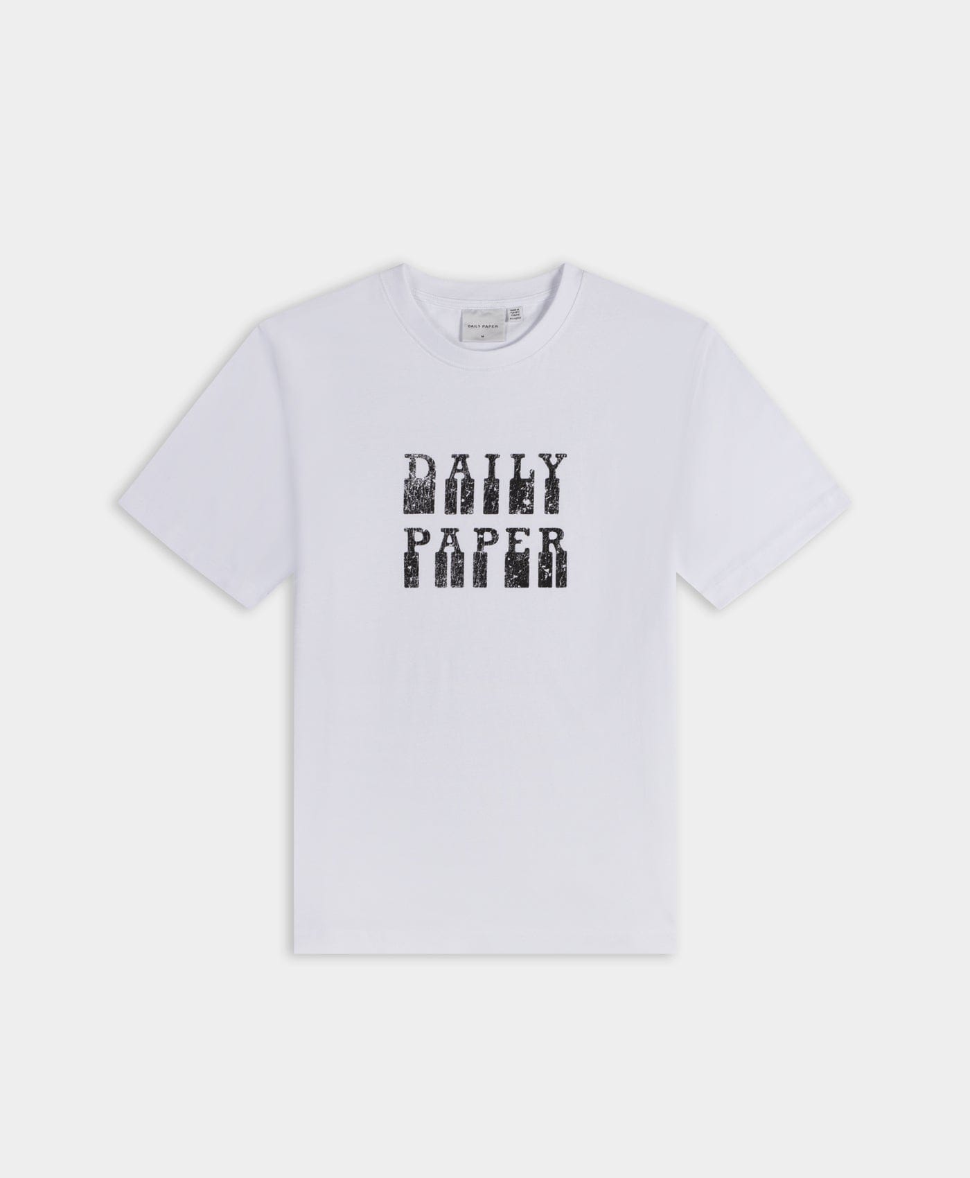 White DP Blocked SS T - Shirt