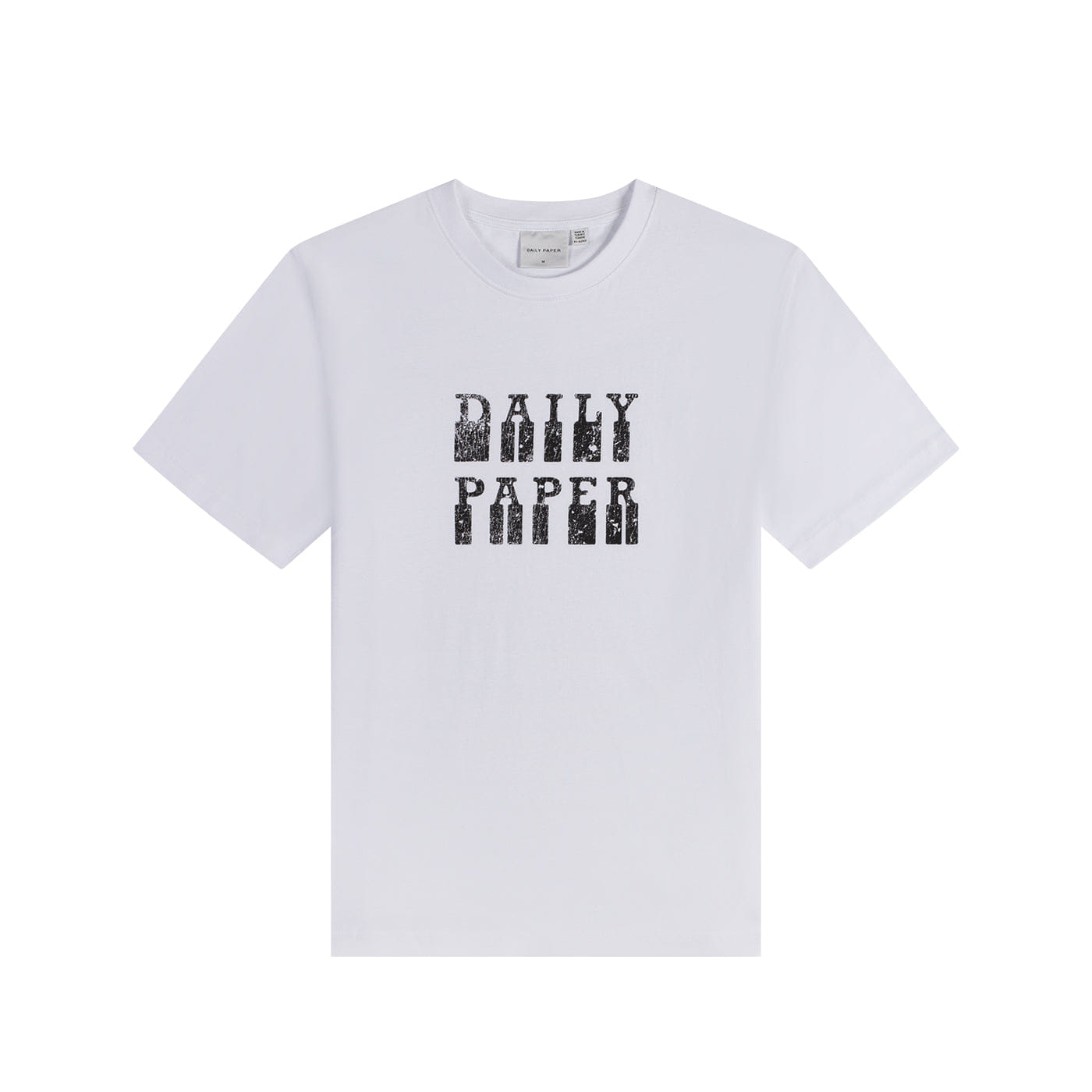 White DP Blocked SS T - Shirt