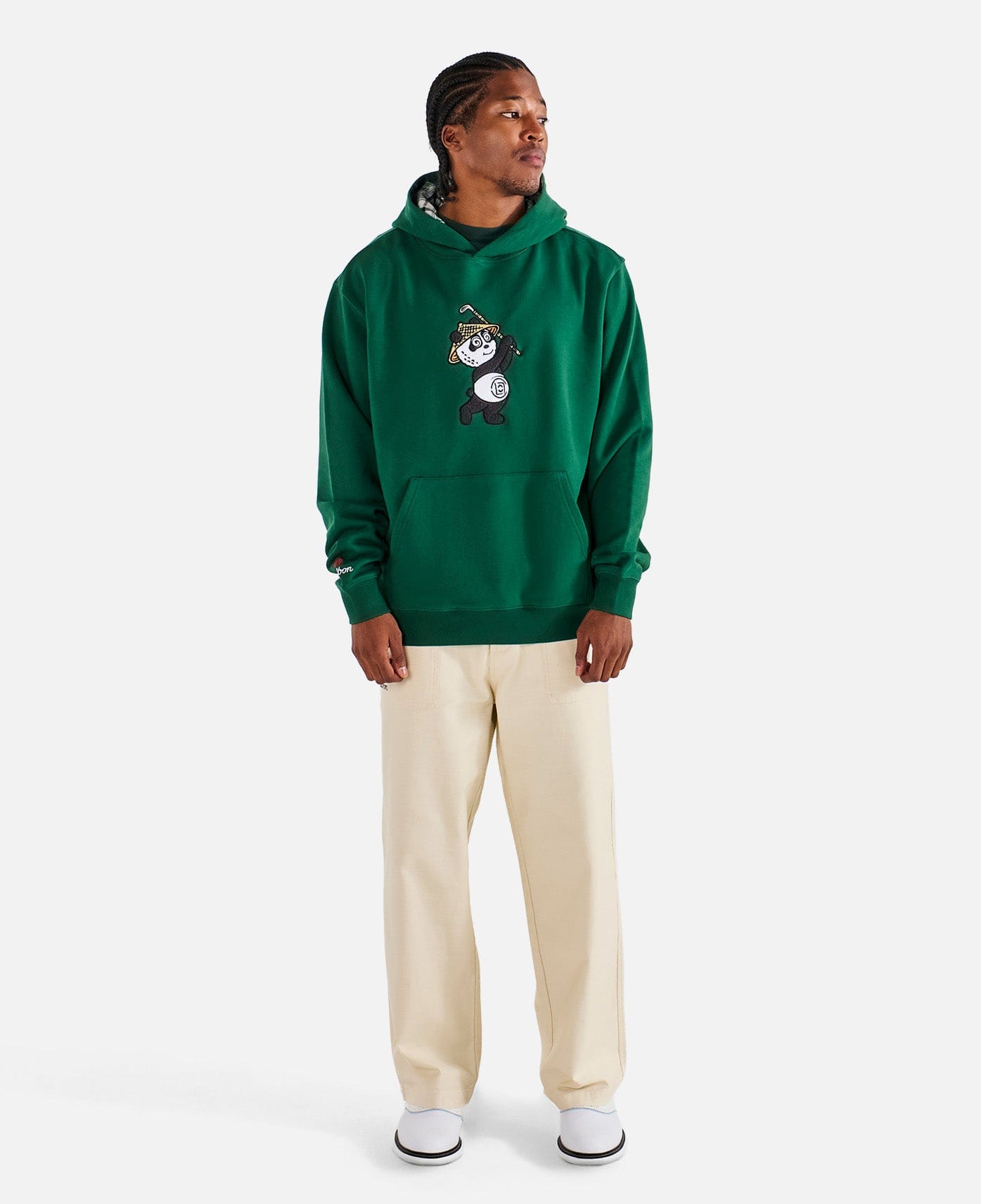 CLOT x Malbon Fesque Hoodie (Green)