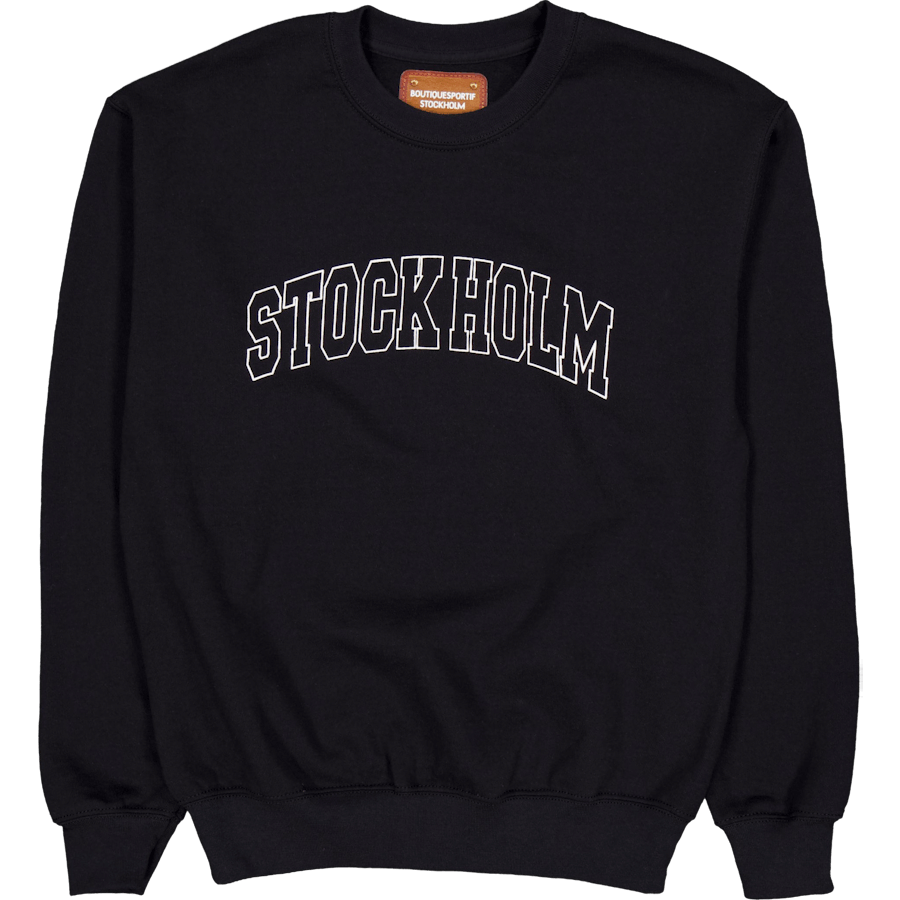 Boutique Sportif Stock Holm Crewneck Black