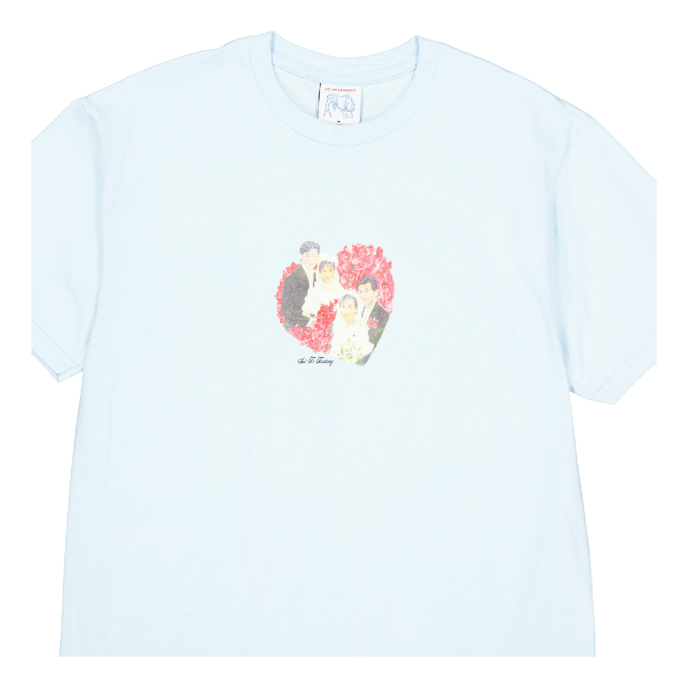 Sci-Fi Fantasy Double Marriage T - shirt Light Blue