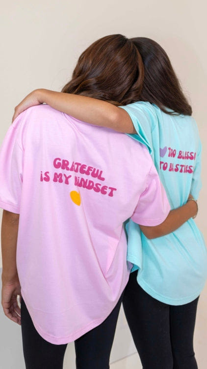 SELF LOVE GRATEFUL PINK ADULTS T - SHIRT (قميص)