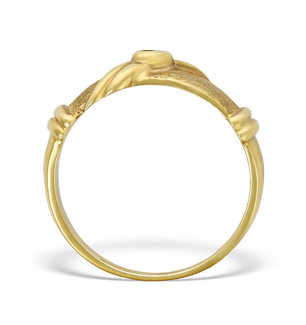Solitaire 9K Gold Diamond Solitaire Ring - A3802