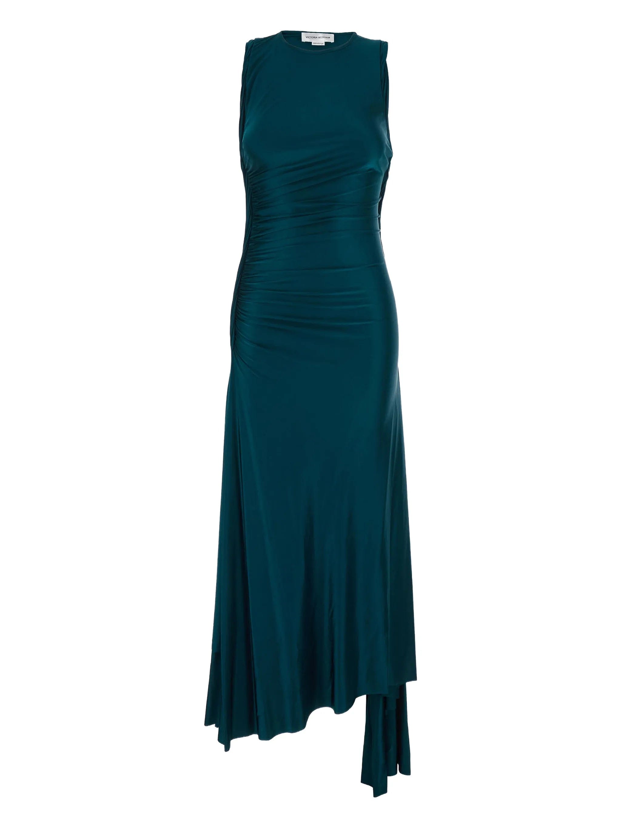 Victoria Beckham draped sleeveless maxi dress