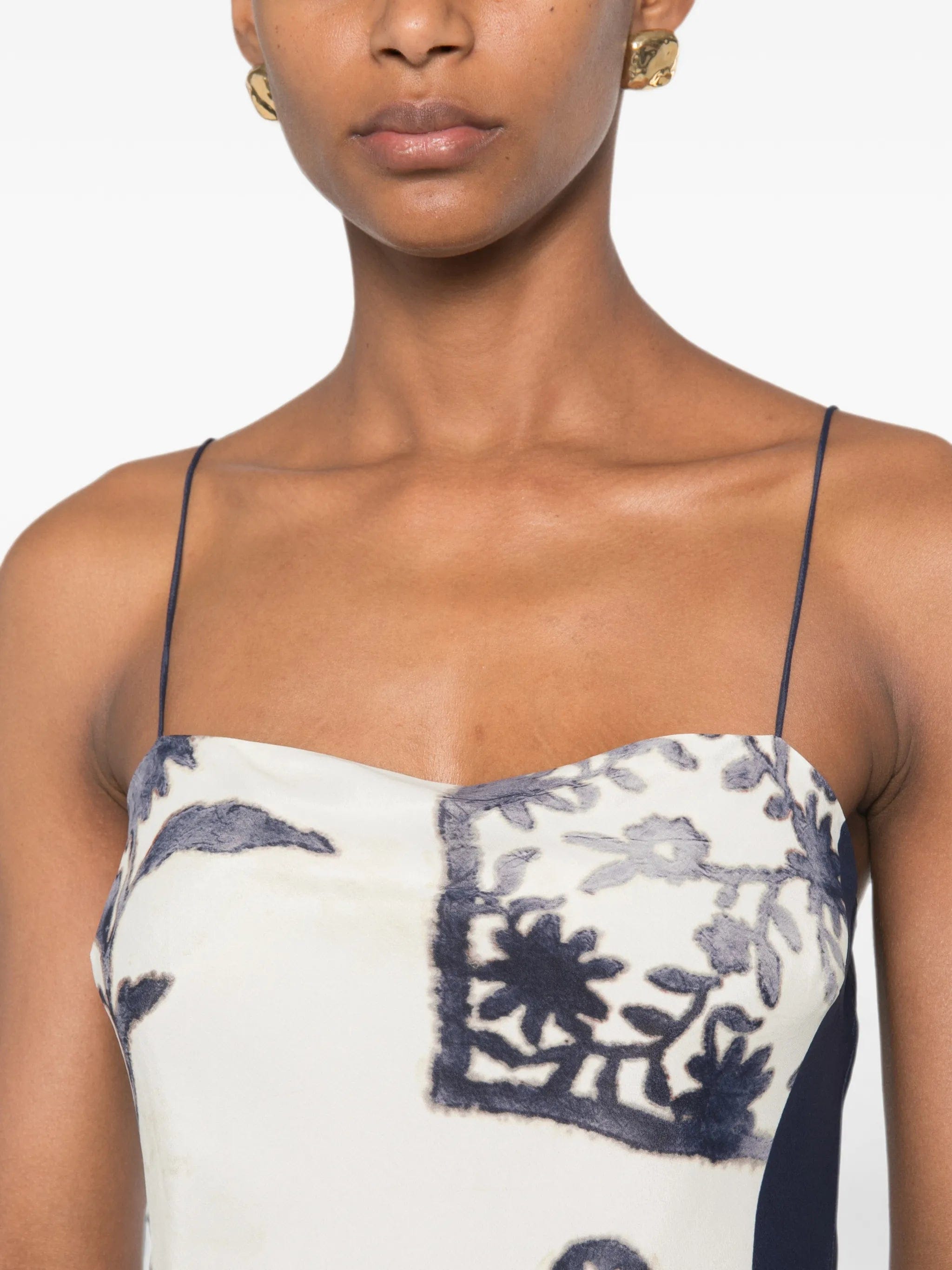 SIR. Philipa Slip floral - print spaghetti - strap mini dress