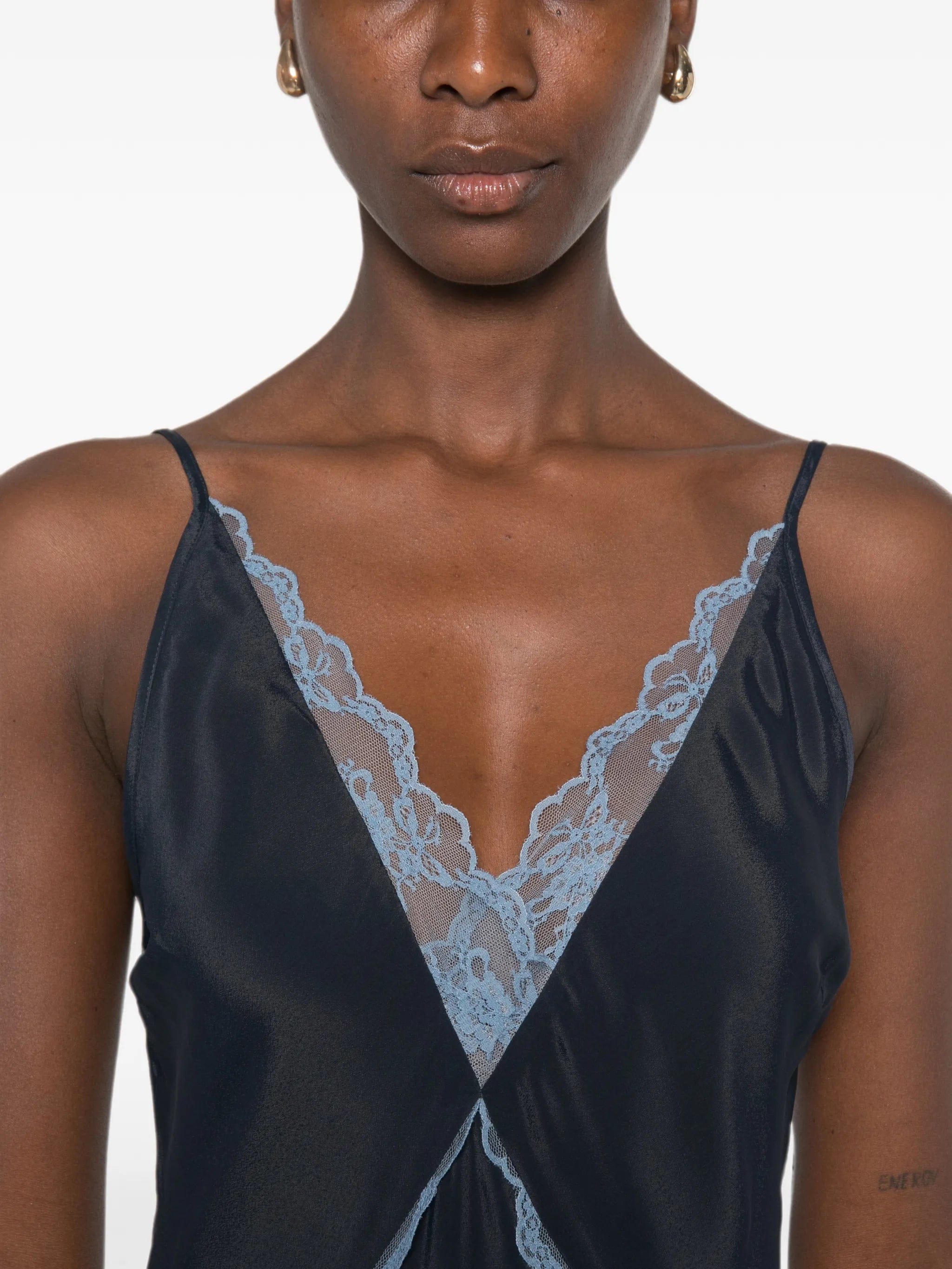 SIR. Elsie lace - trim maxi dress