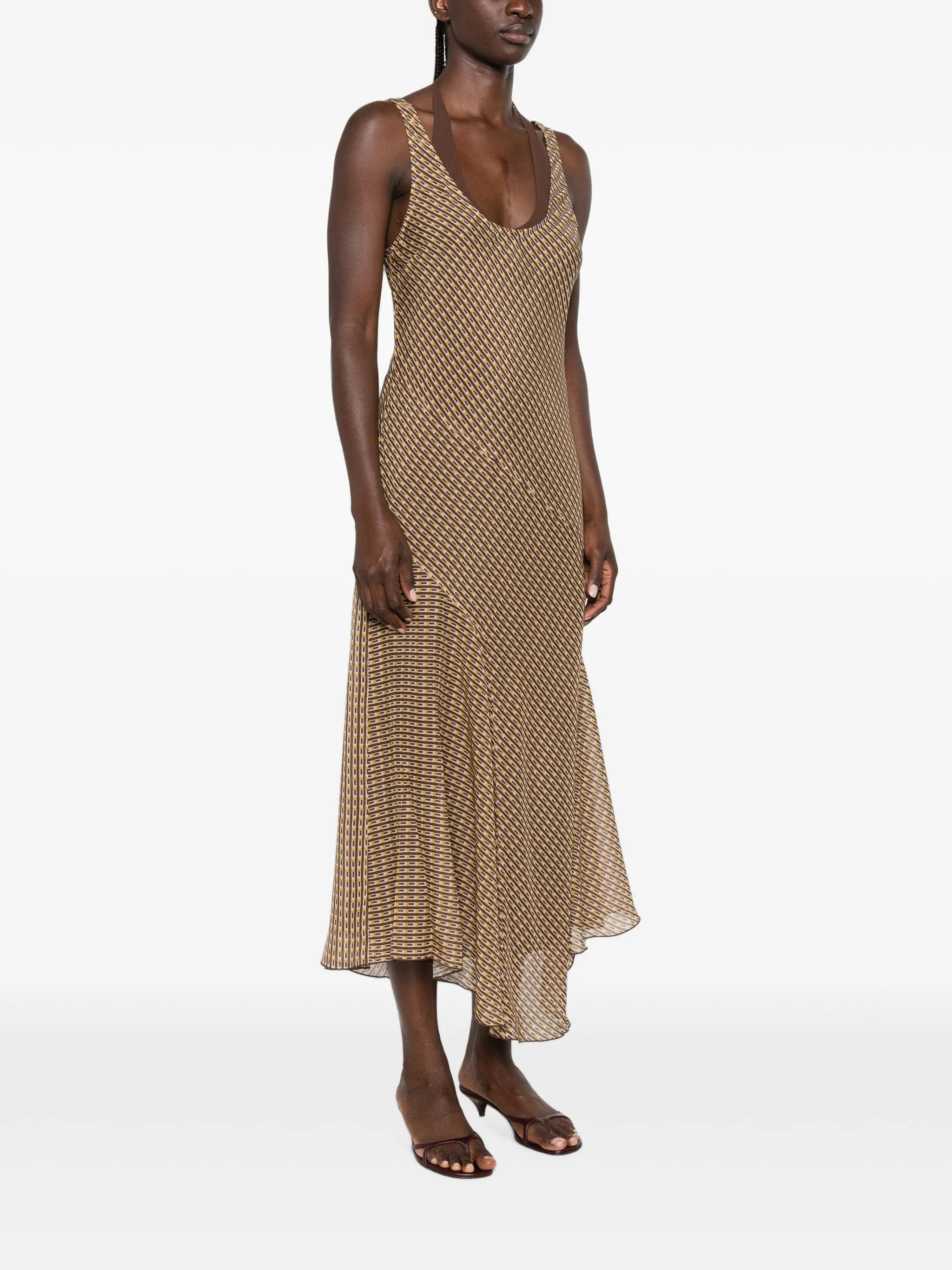 SIR. Cooper layered midi dress