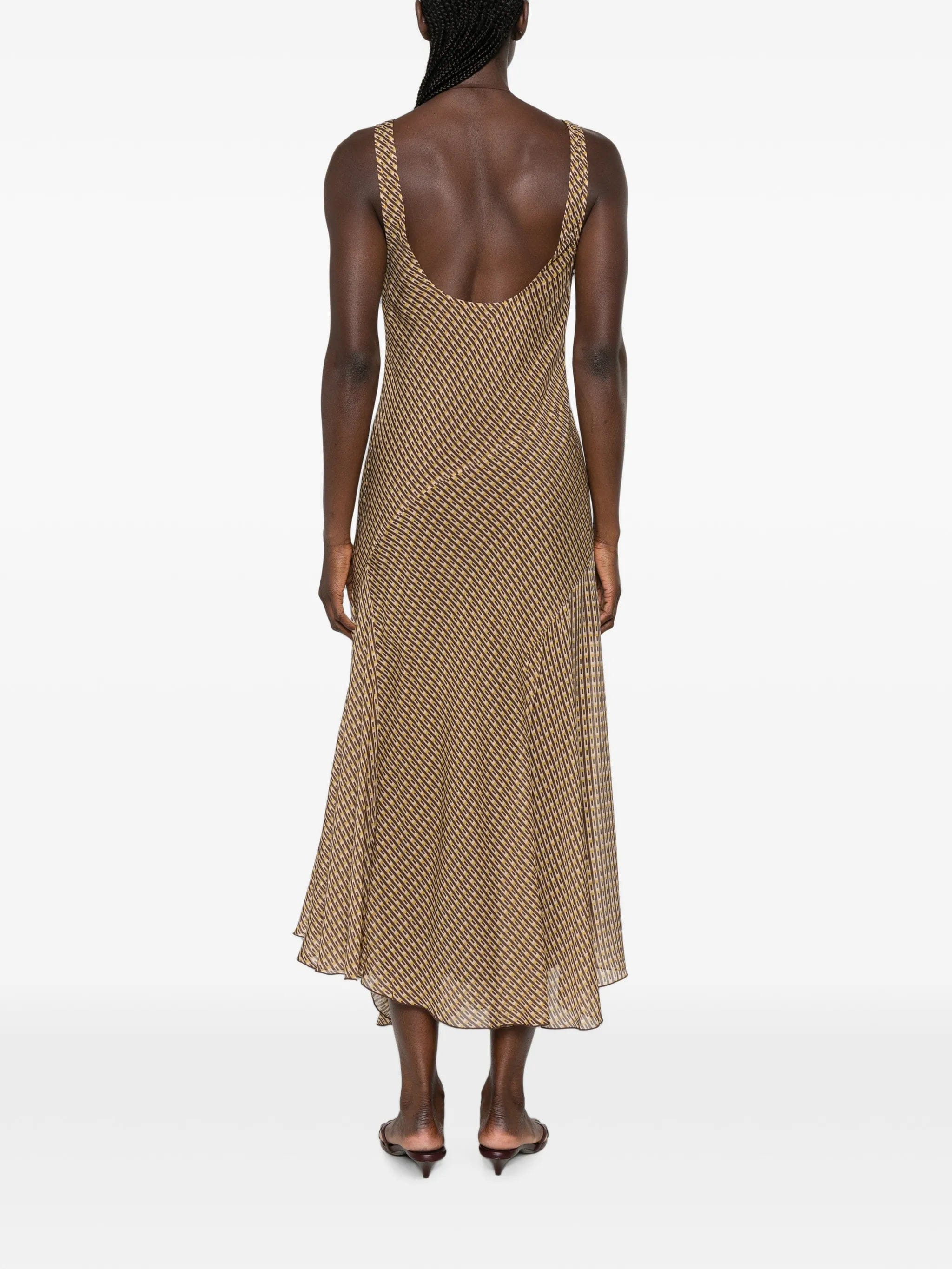 SIR. Cooper layered midi dress