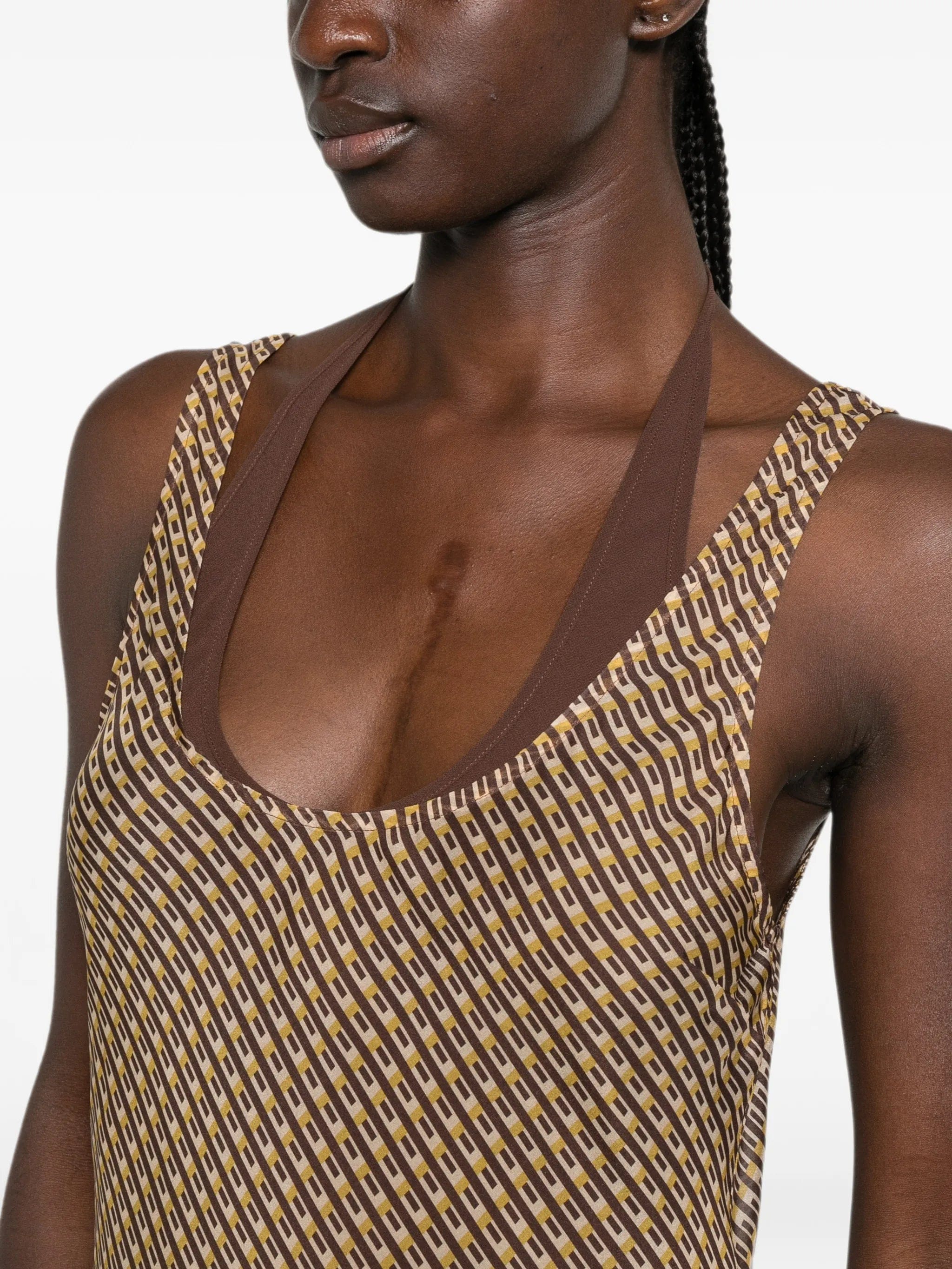 SIR. Cooper layered midi dress