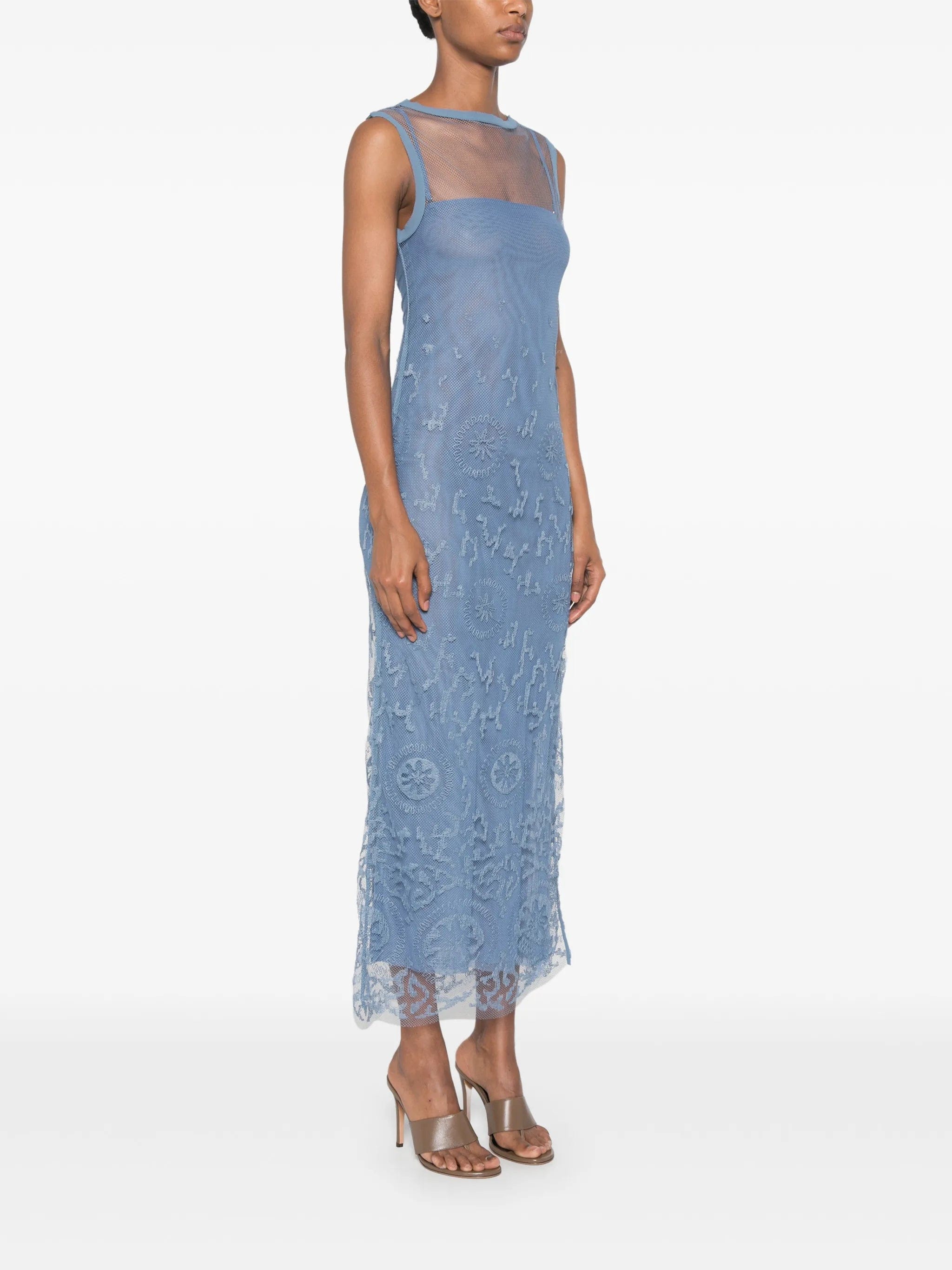 SIR. Lefi lace - overlay sleeveless maxi dress