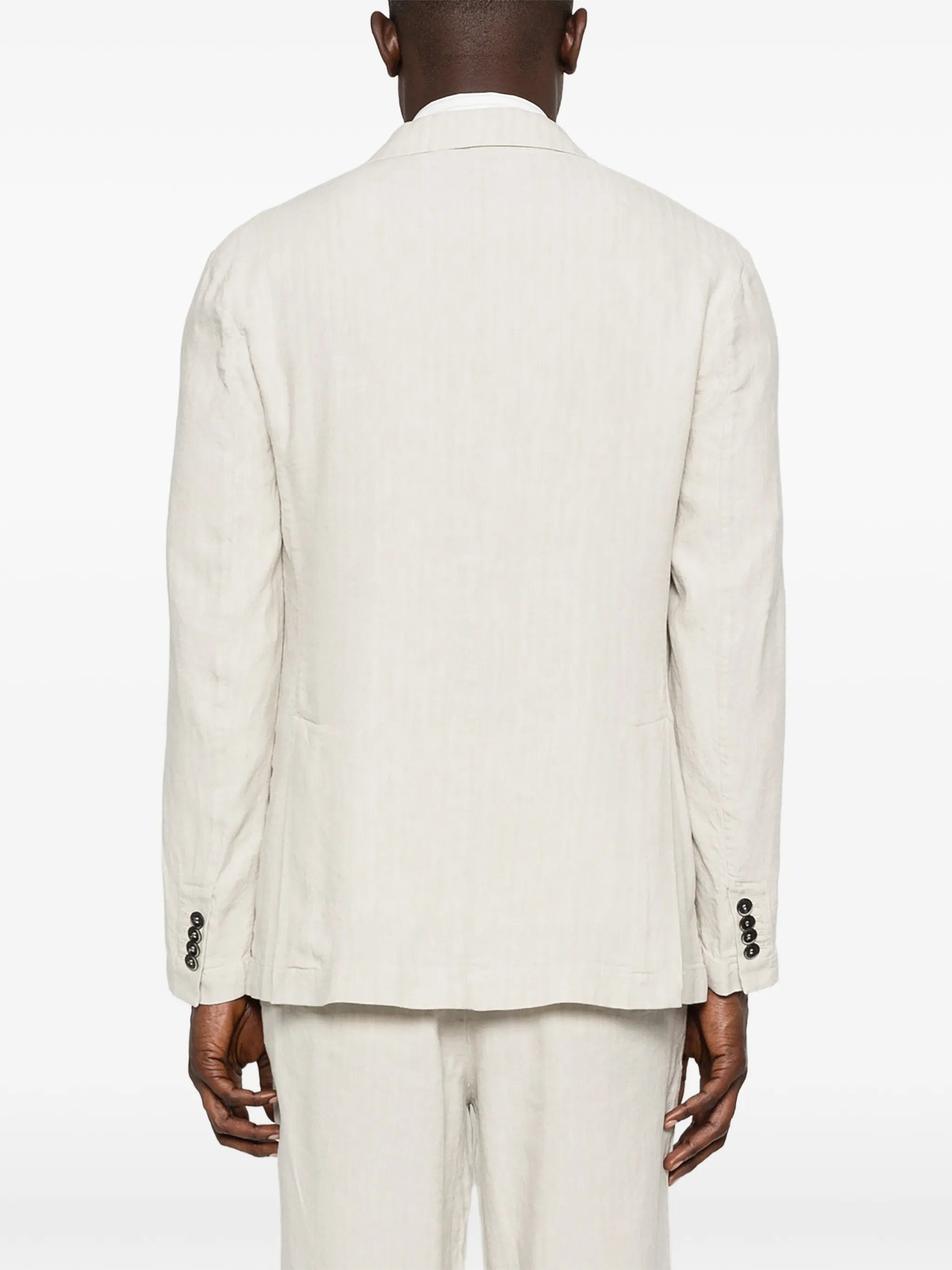 Barena herringbone single - breasted blazer