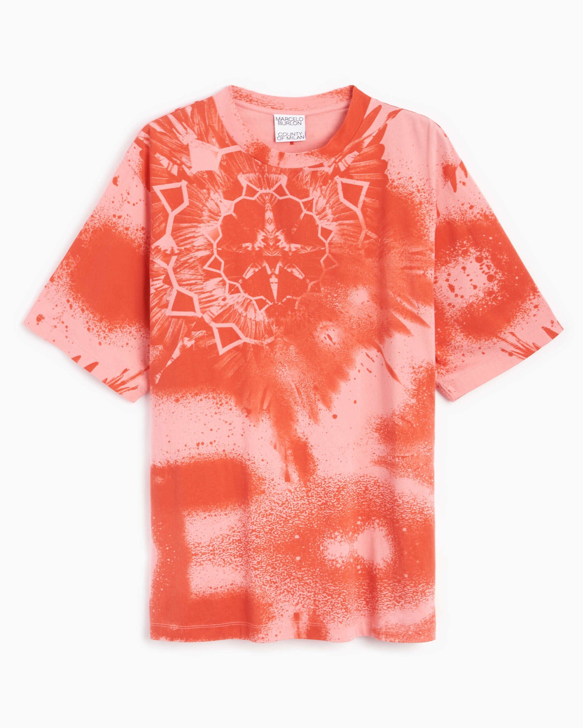 Marcelo Burlon Camiseta Marcelo Burlon Kaleidoscope Wings Men's T - Shirt para hombre