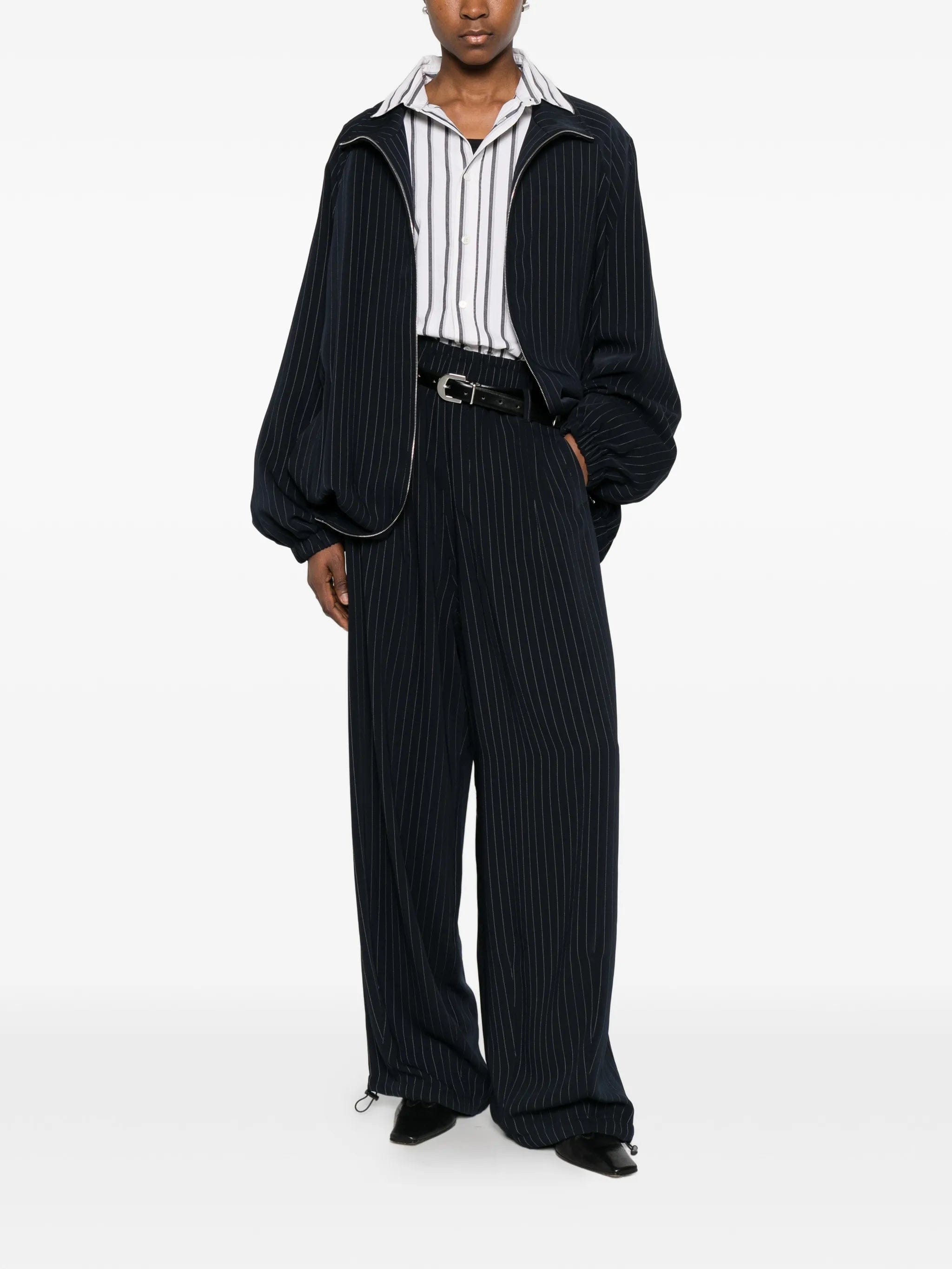 The Frankie Shop Oakdale pinstripe track pants