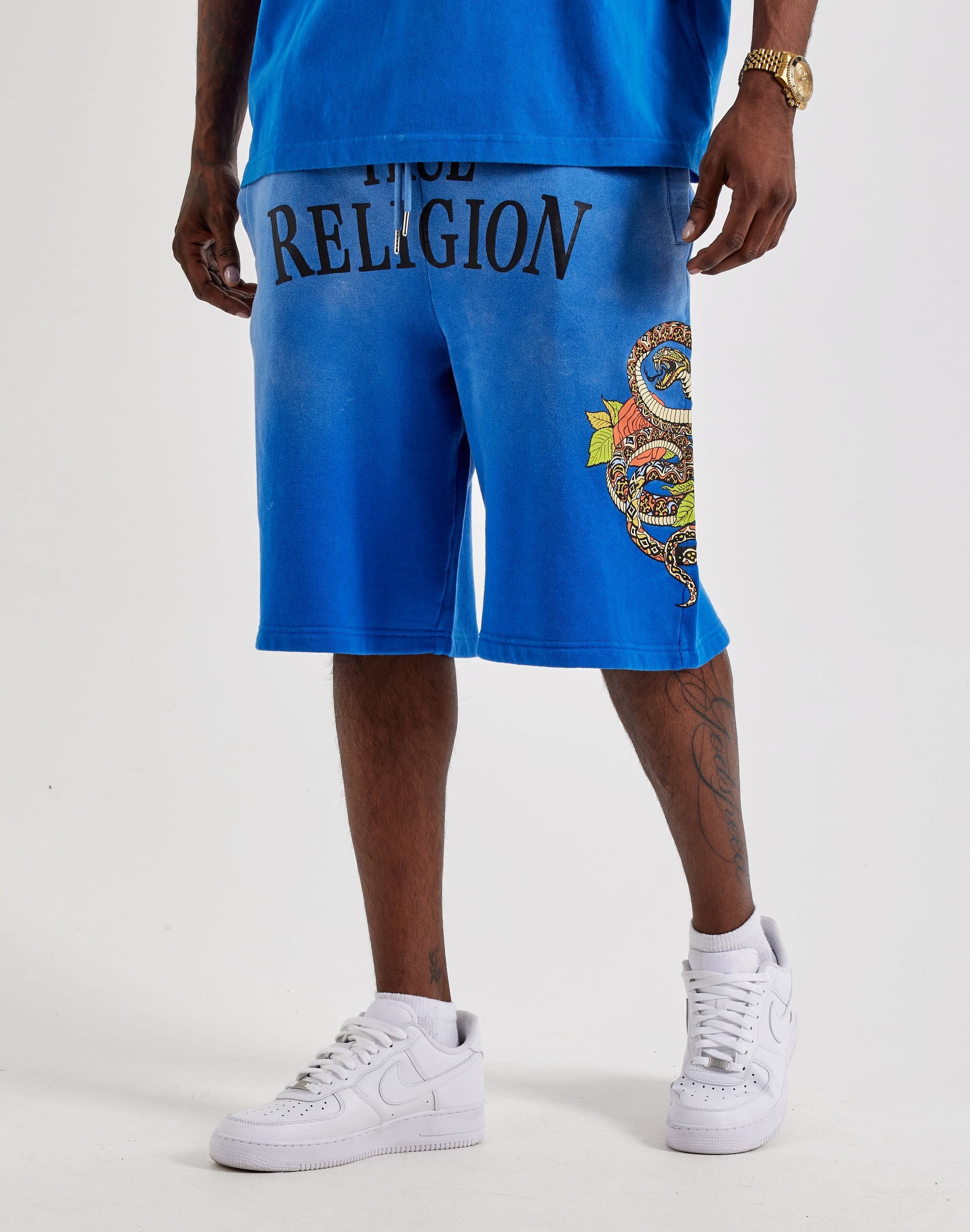 True Religion Mikey Fleece Sweat Shorts