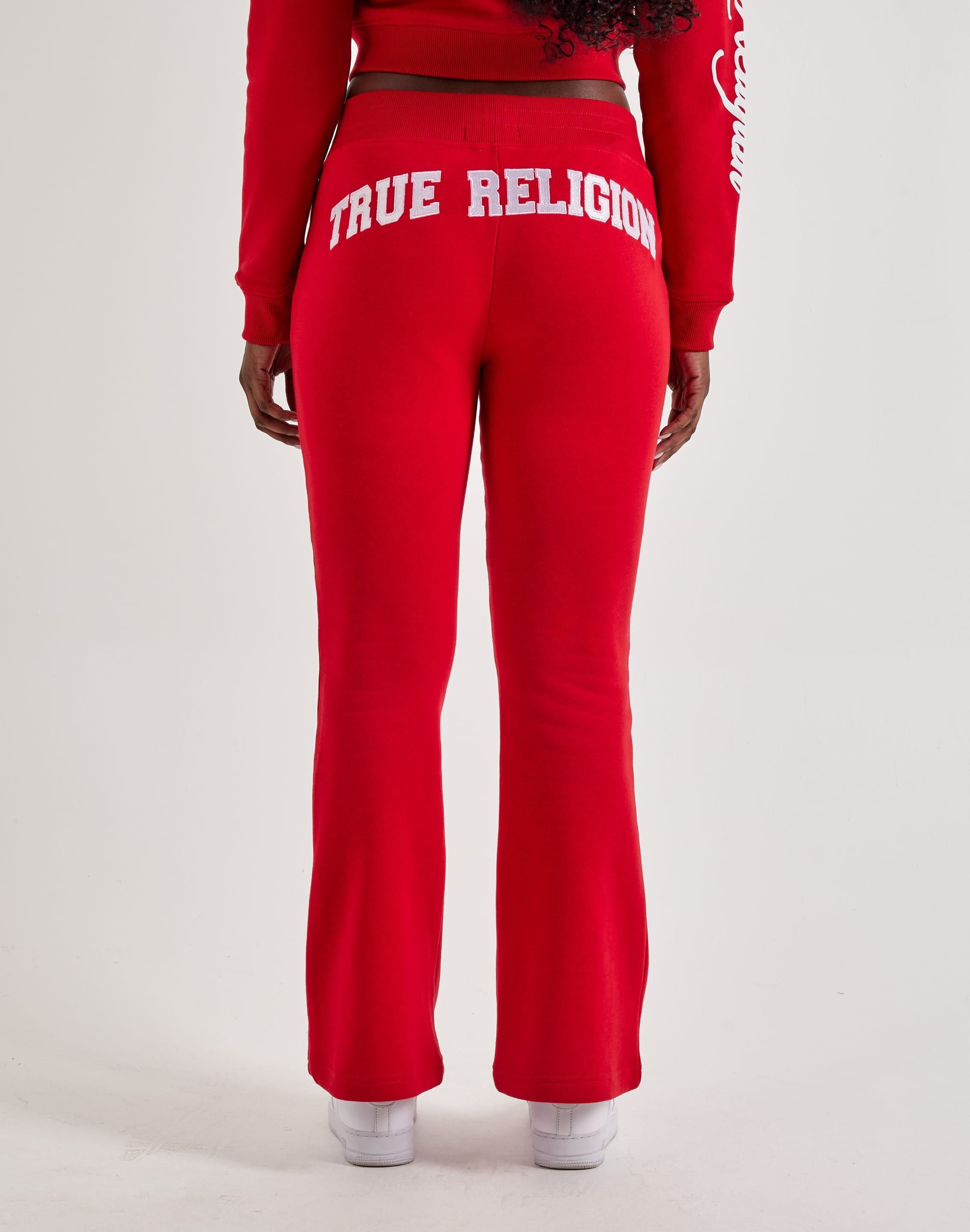 True Religion Mid - Rise Bootcut Fleece Sweatpants
