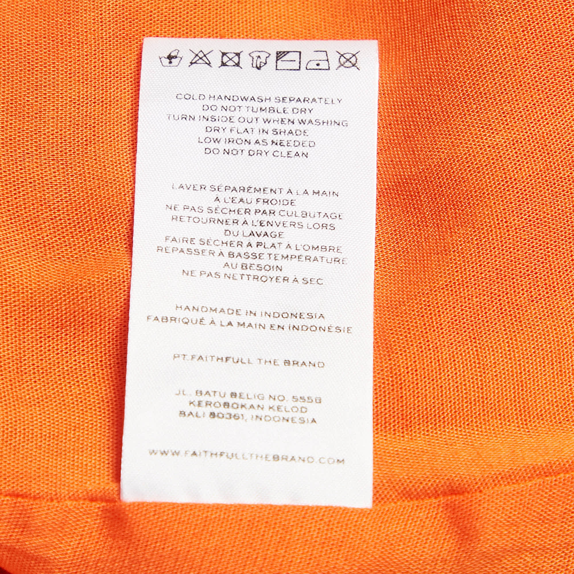 Faithfull The Brand Yellow/orange Floral Print Linen Soko Midi Dress
