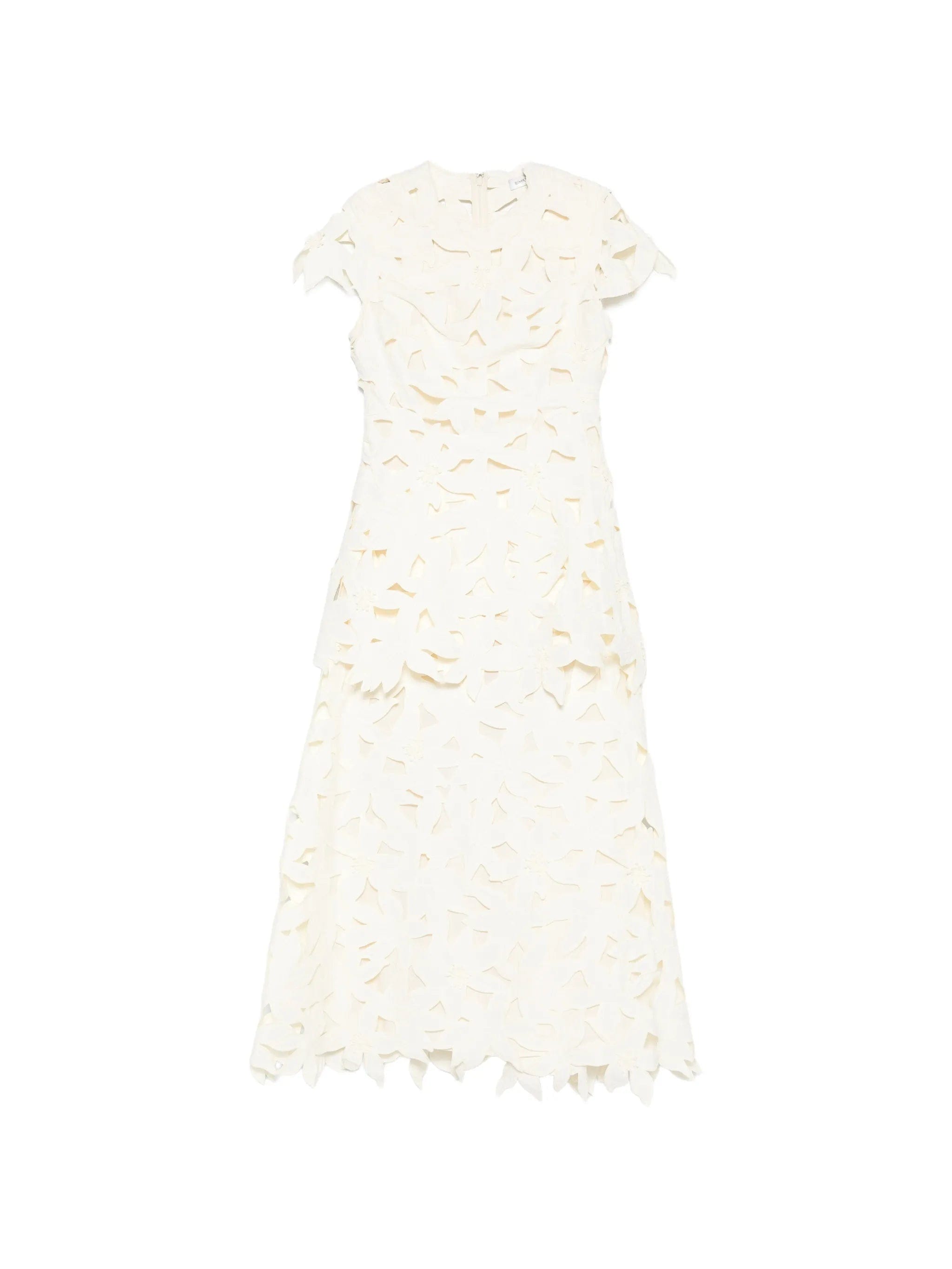Simkhai laser - cut midi dress