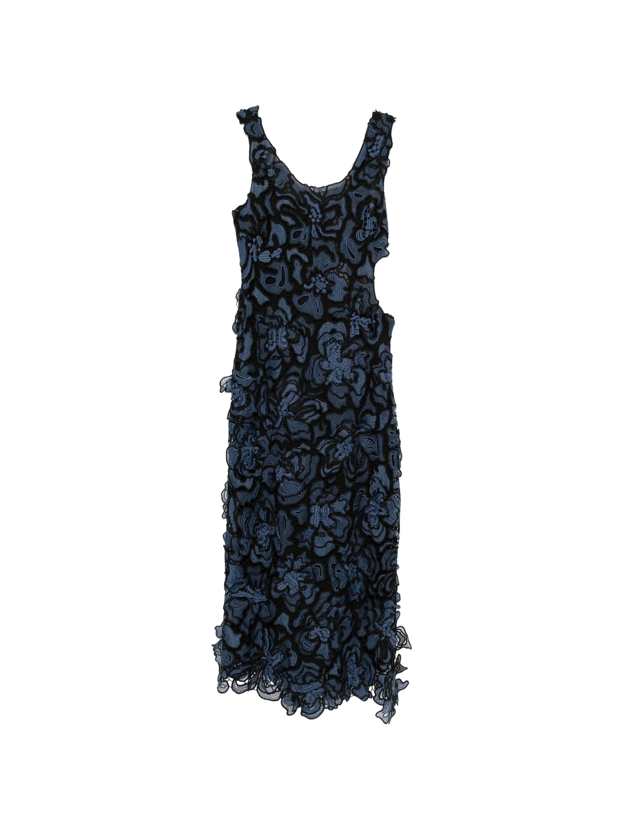 Simkhai midi floral lace dress