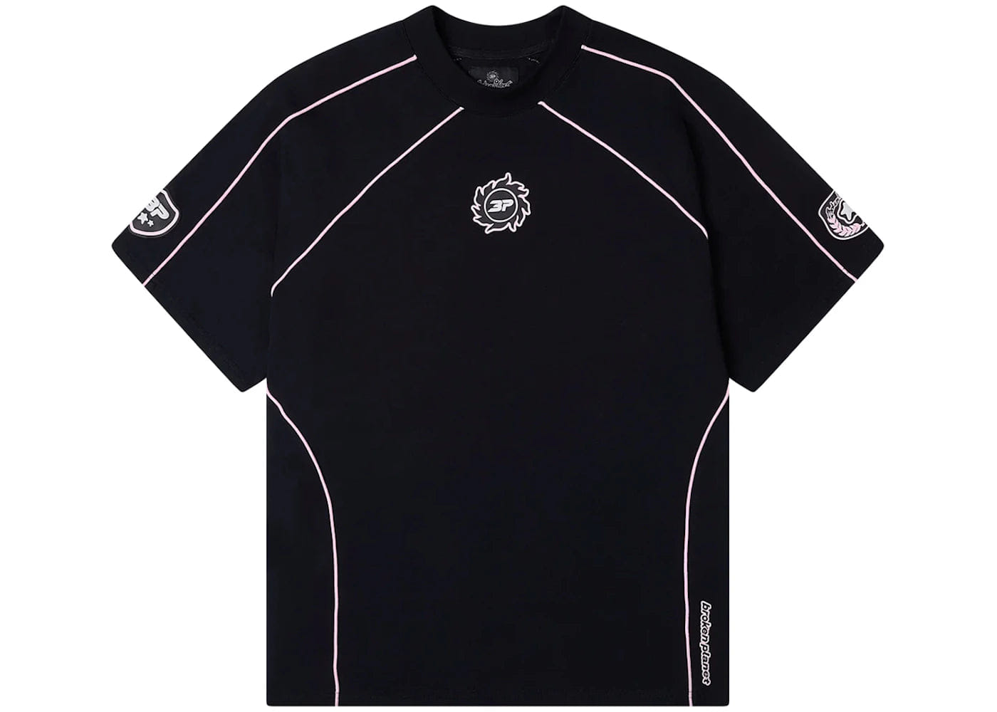 Broken Planet Performance T - shirt Midnight Black
