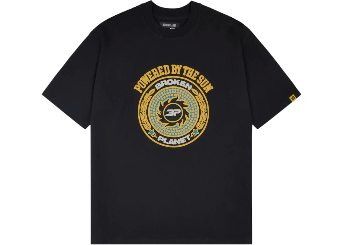 Broken Planet Crest T - shirt Midnight Black