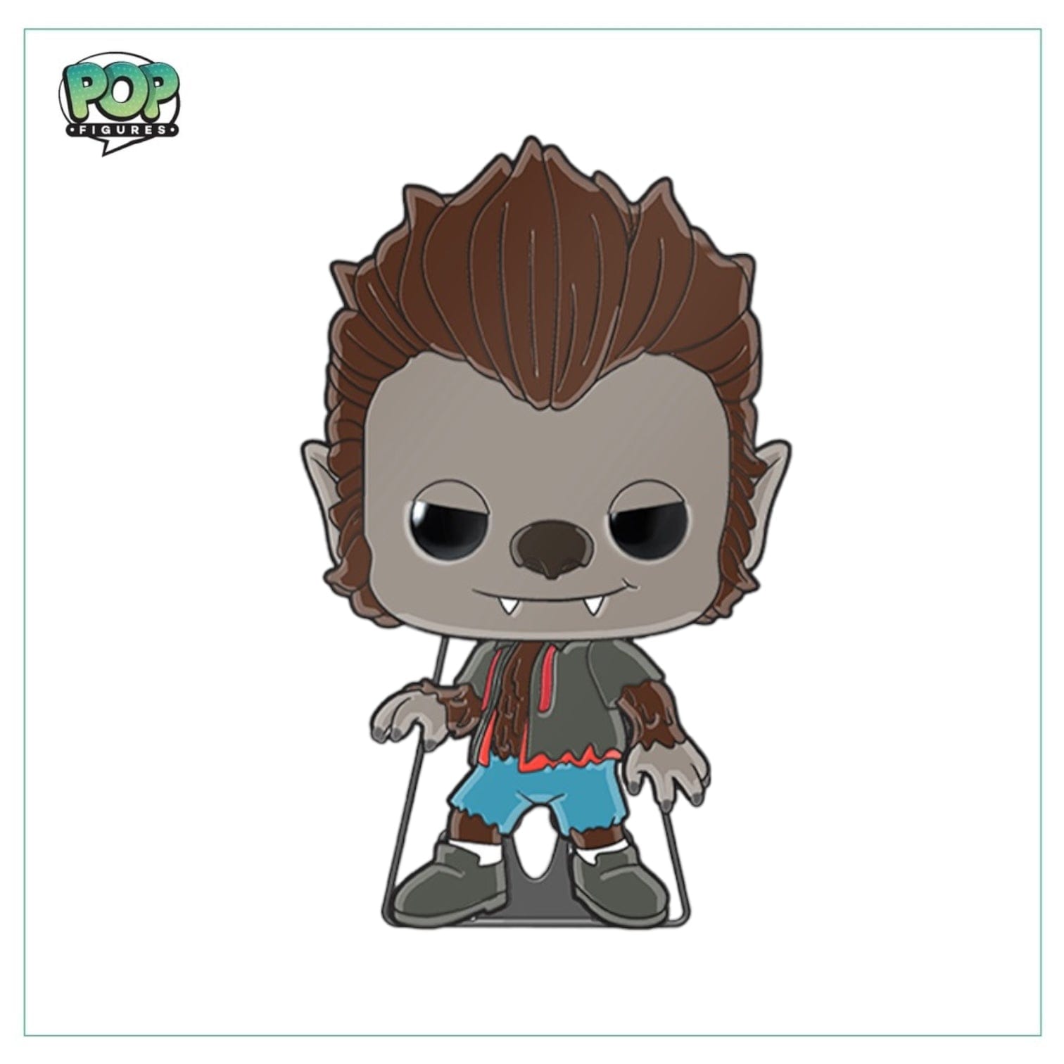 The Simpsons Werewolf Bart #17 Enamel Pop! Pin - The Simpsons Treehouse of Horror - Chance of Chase
