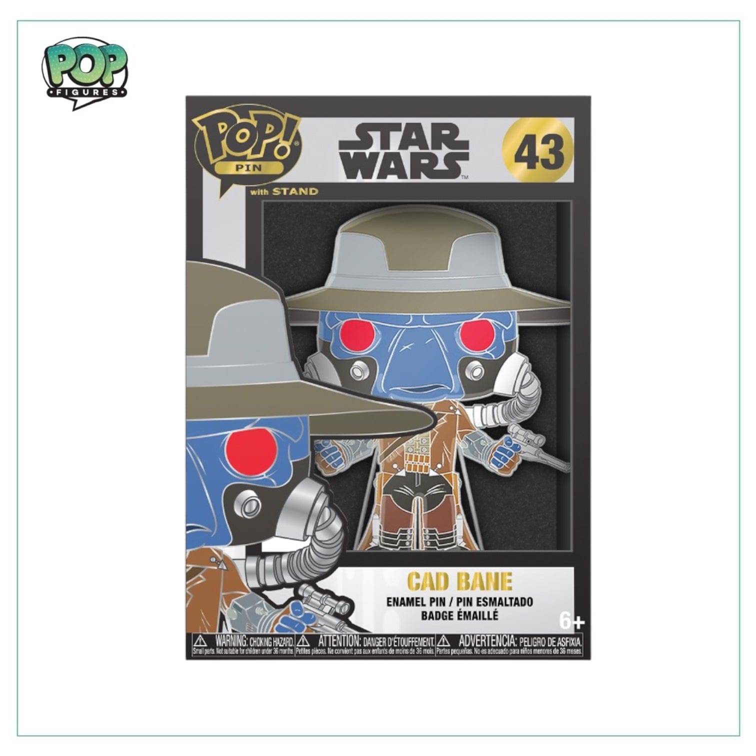 Star Wars Cad Bane #43 Enamel Pin - Star Wars - Chance of Chase