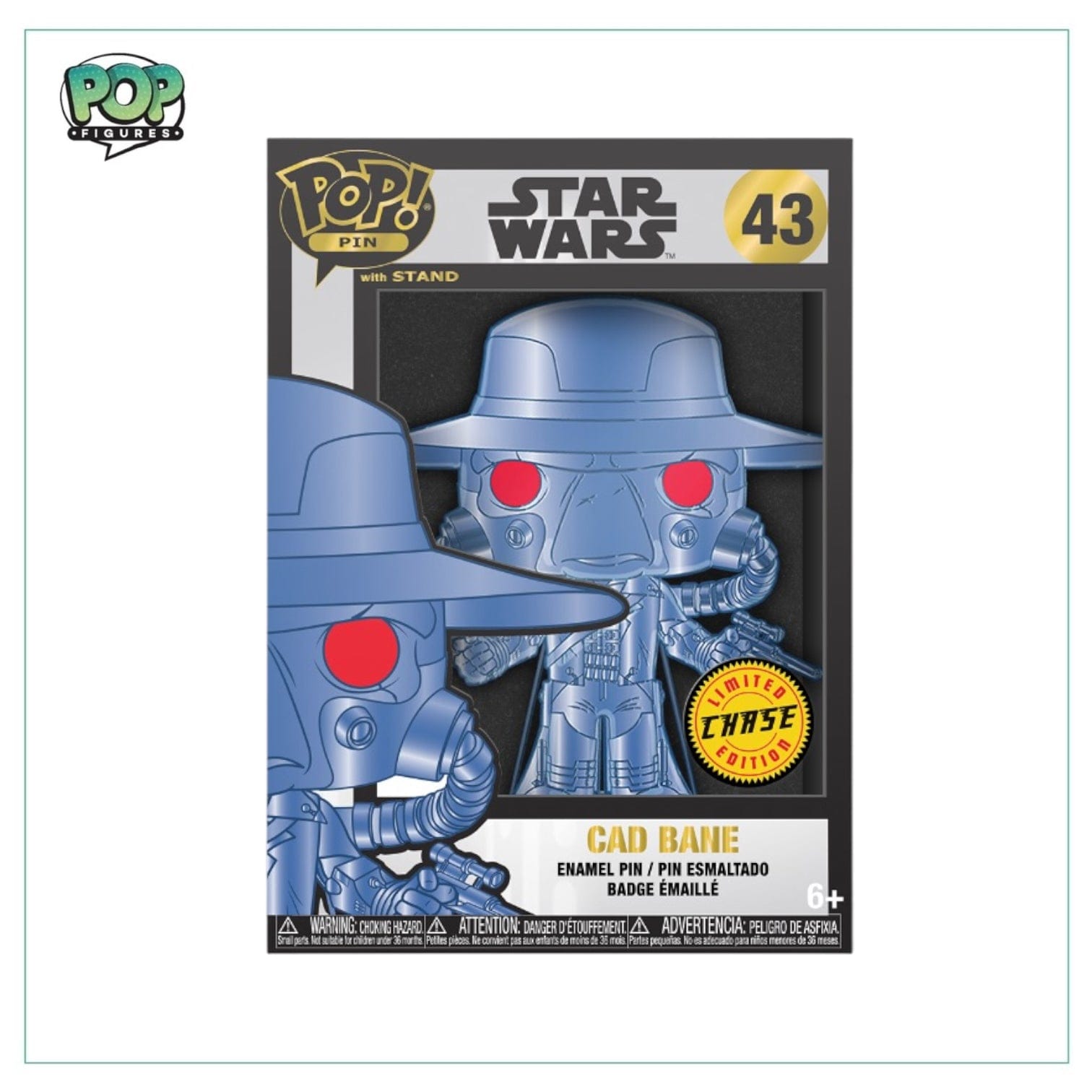 Star Wars Cad Bane #43 Enamel Pin - Star Wars - Chance of Chase