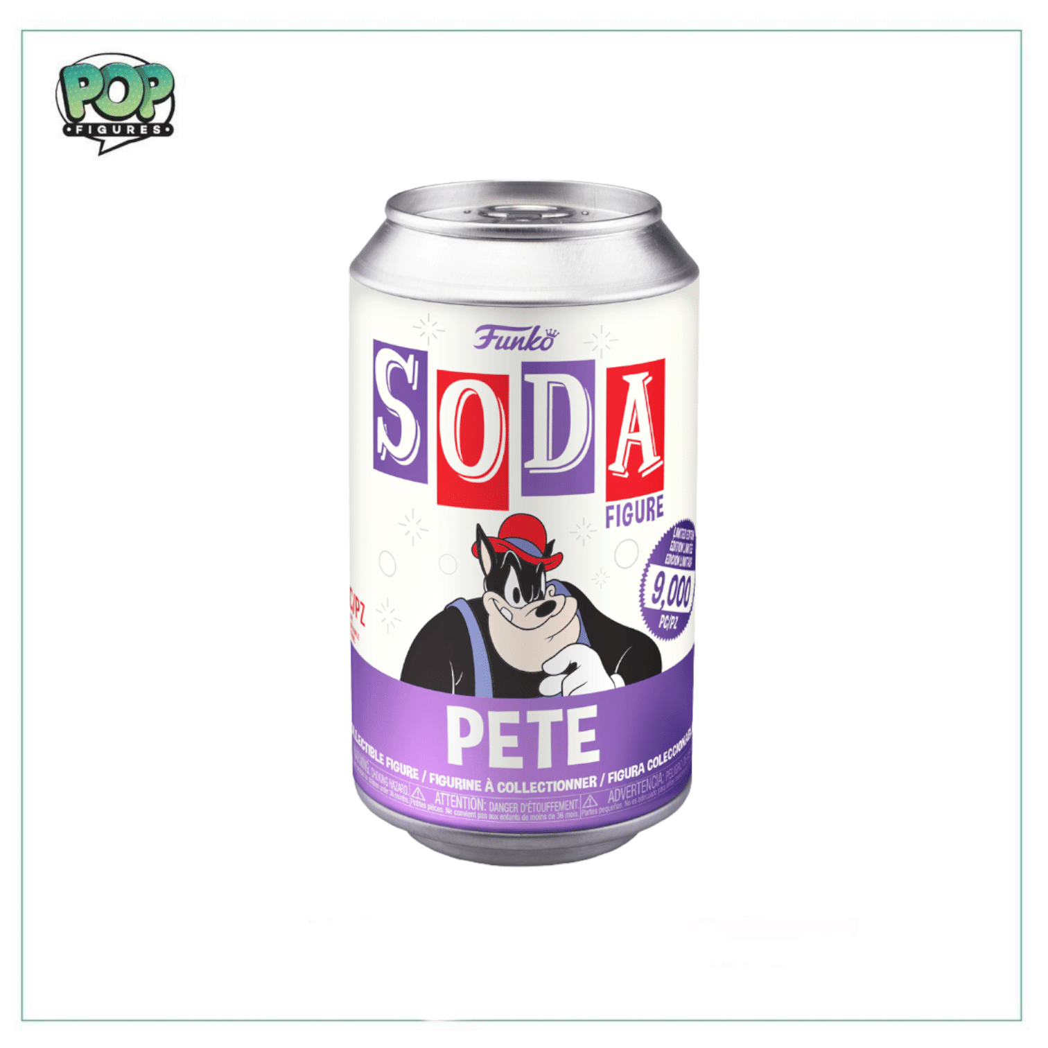 Disney Pete Funko Soda Vinyl Figure! - Disney - LE9000 Pcs - Chance Of Chase