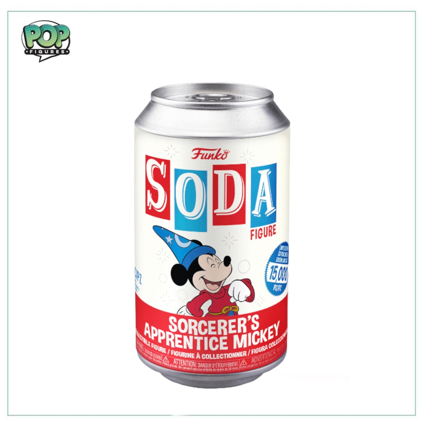 Disney Sorcerer's Apprentice Mickey Funko Soda Vinyl Figure! - Disney Fantasia - LE15000 Pcs - Chance Of Chance