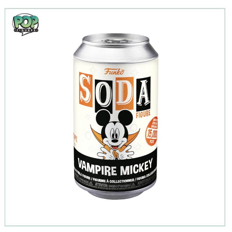 Disney Vampire Mickey Funko Soda Vinyl Figure! - Disney - LE15000 Pcs USA - Chance of Chase