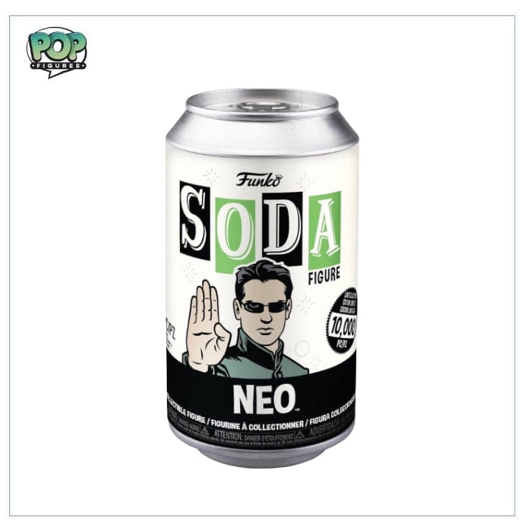 Matrix Neo Funko Soda Vinyl Figure! - The Matrix - LE10000 Pcs - Chance of Chase
