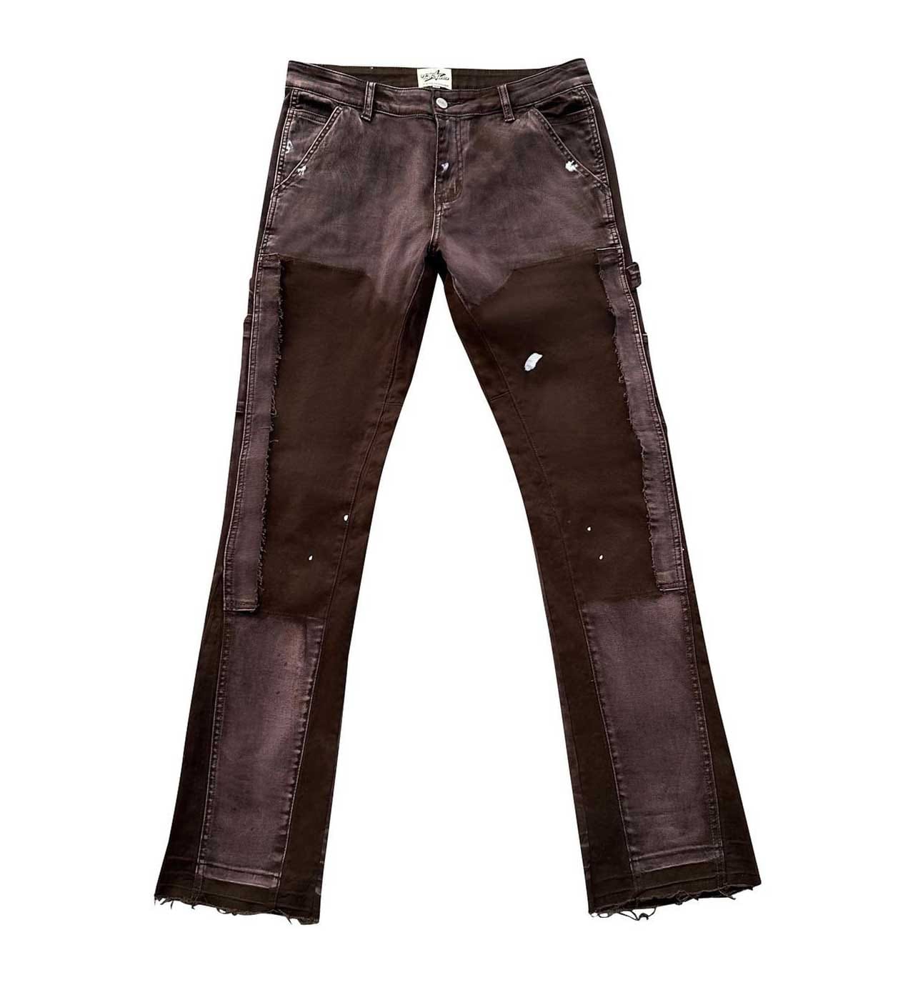 Triple Sevens Flared Denim Brown