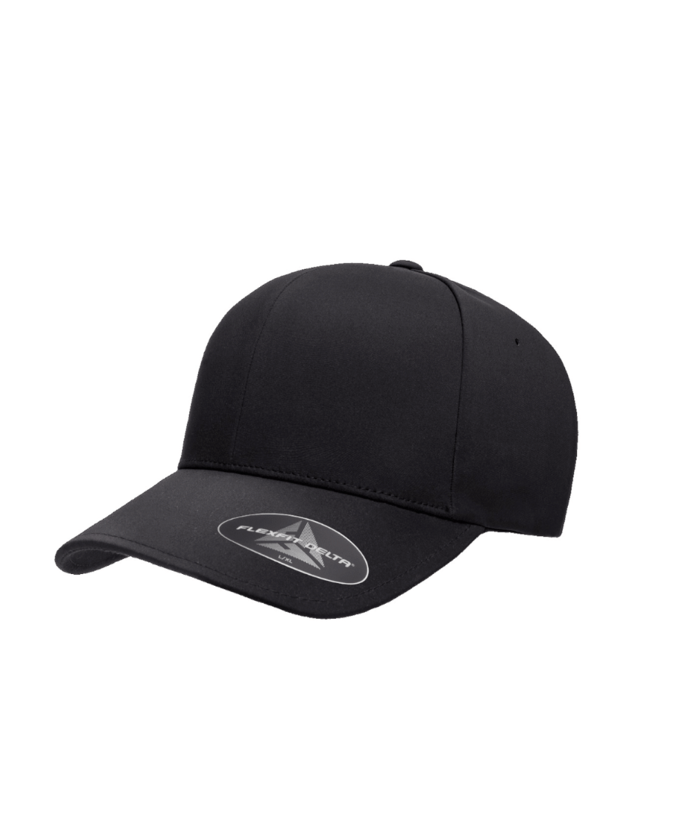 Flexfit Delta Fitted Cap (Black)