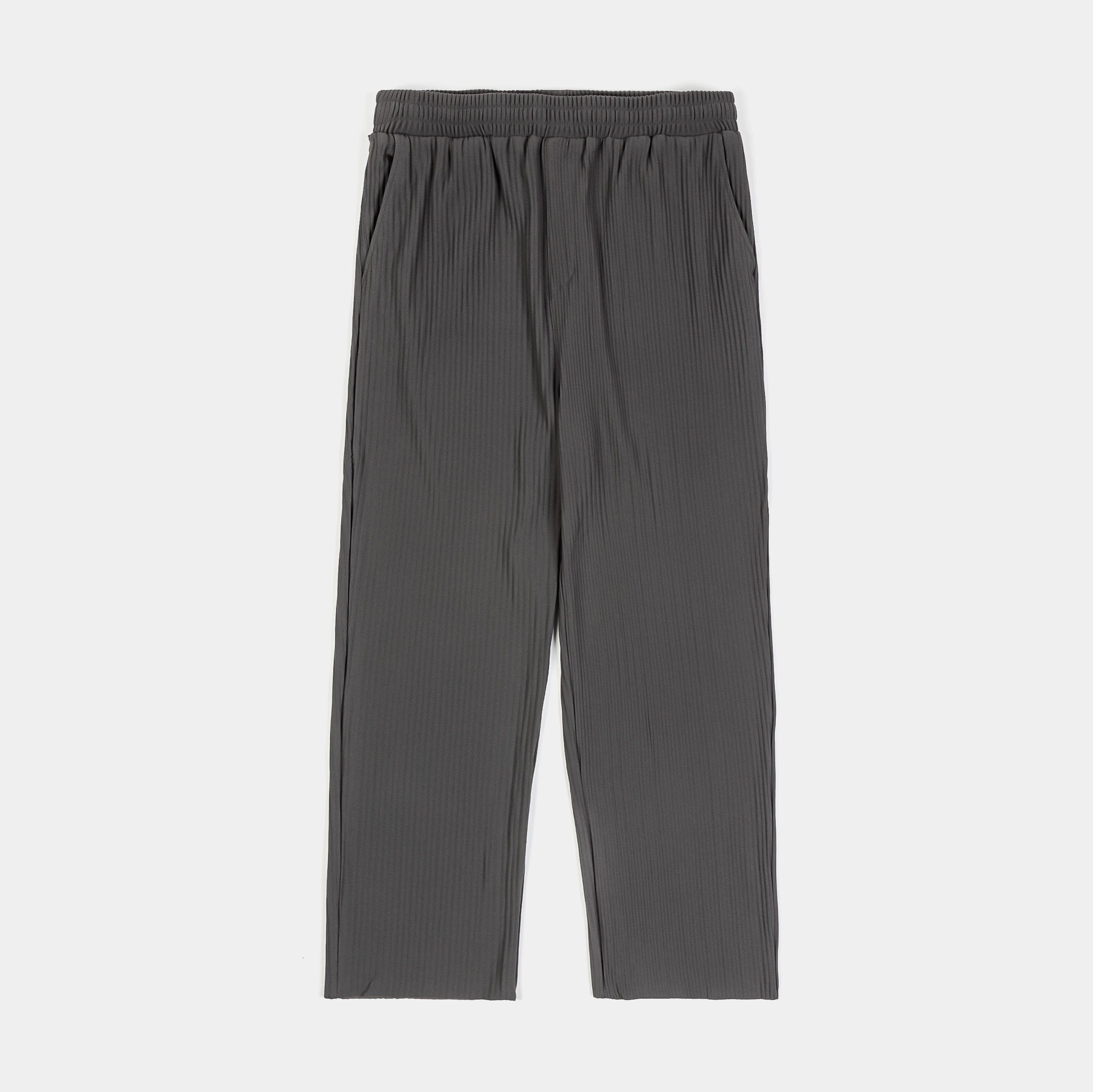 Maison Article Pleated Woven Pant Mens Pants (Grey)