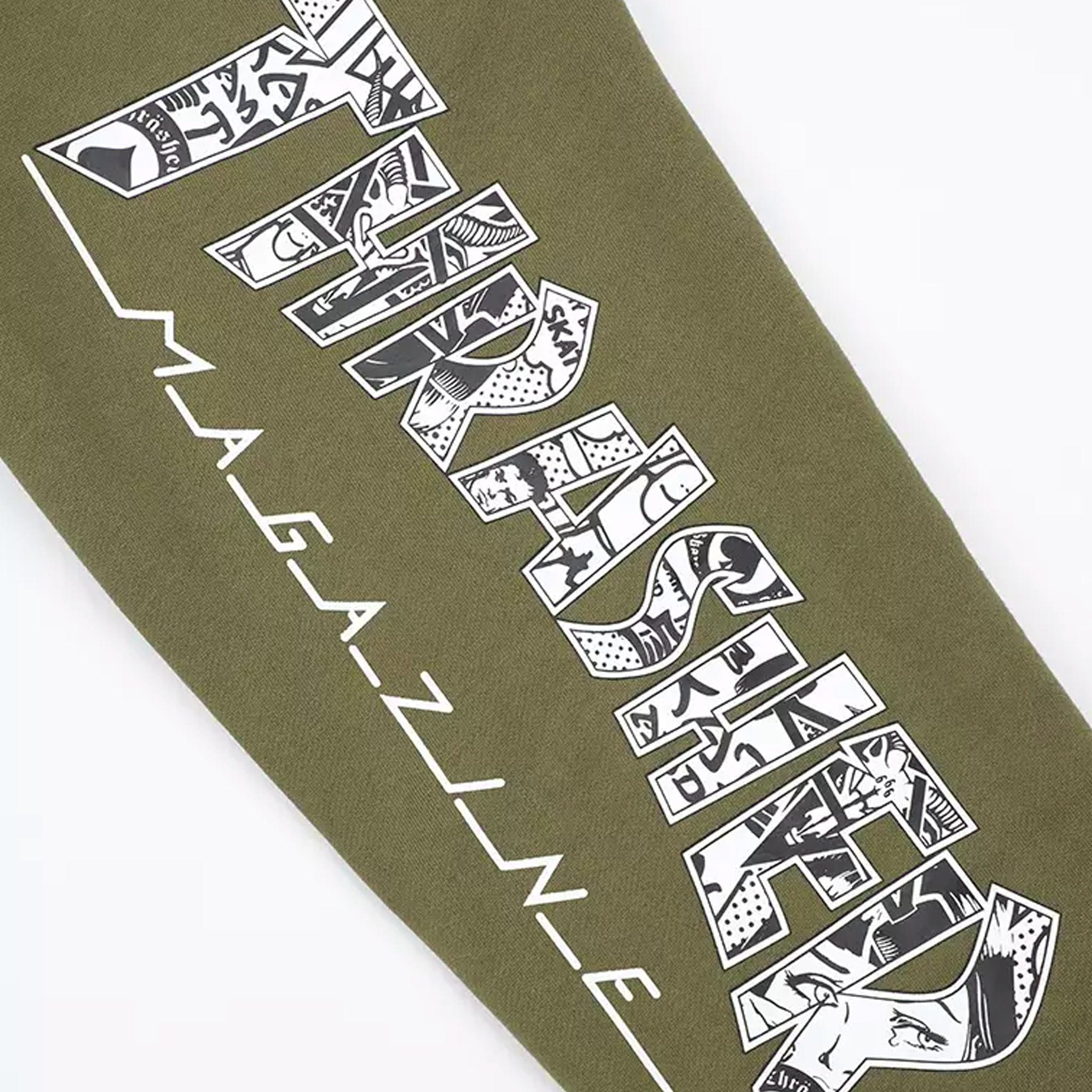 Thrasher UNION SWEATPANTS (OLIVE)