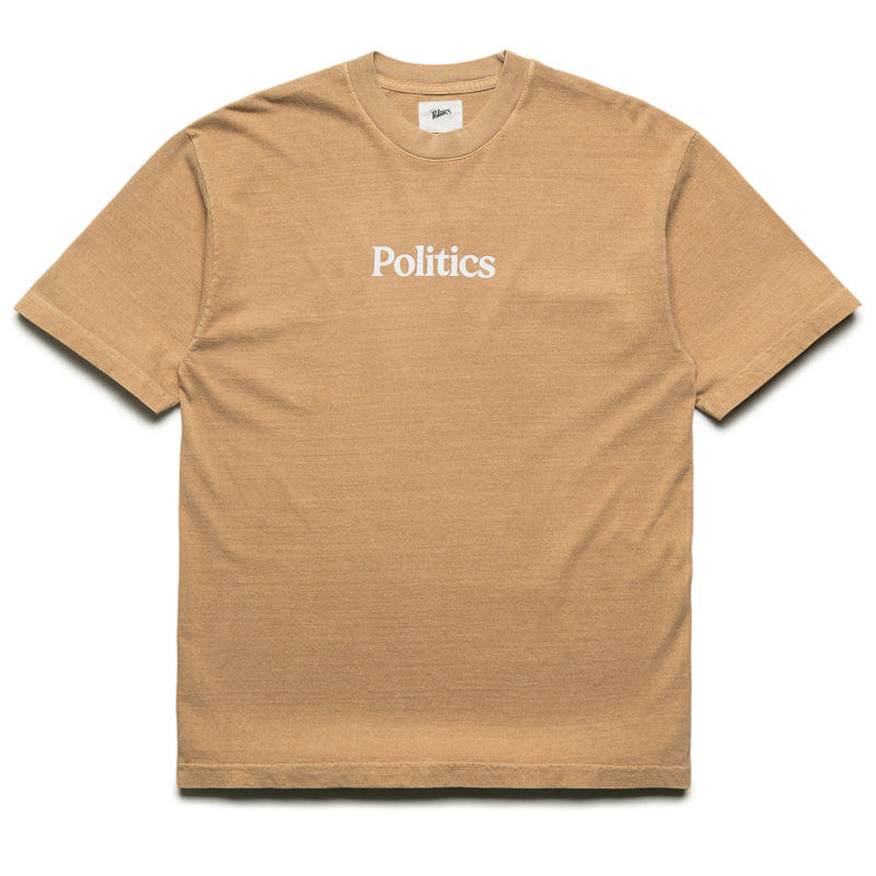 Logo Politics Serif Logo T-Shirt - Mushroom