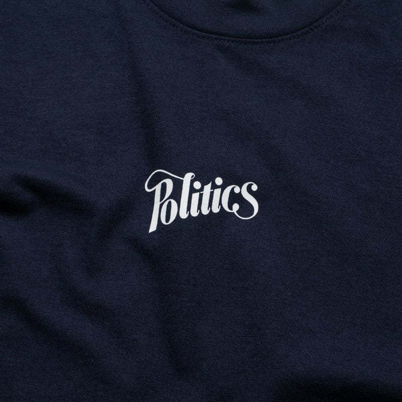 Core Politics Core Script T-Shirt - Navy