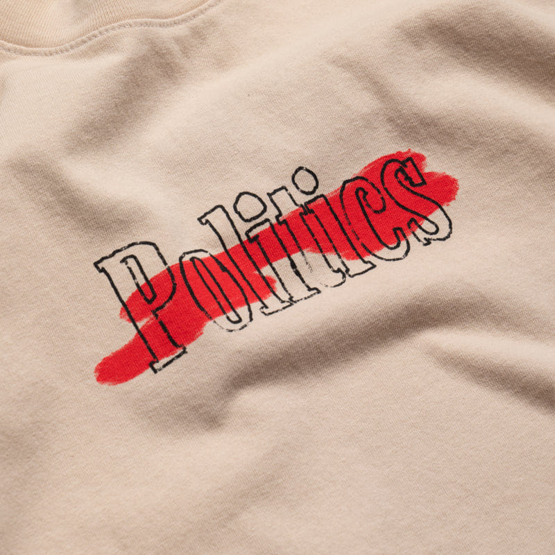 Politics Dustbowl T-Shirt - Beige
