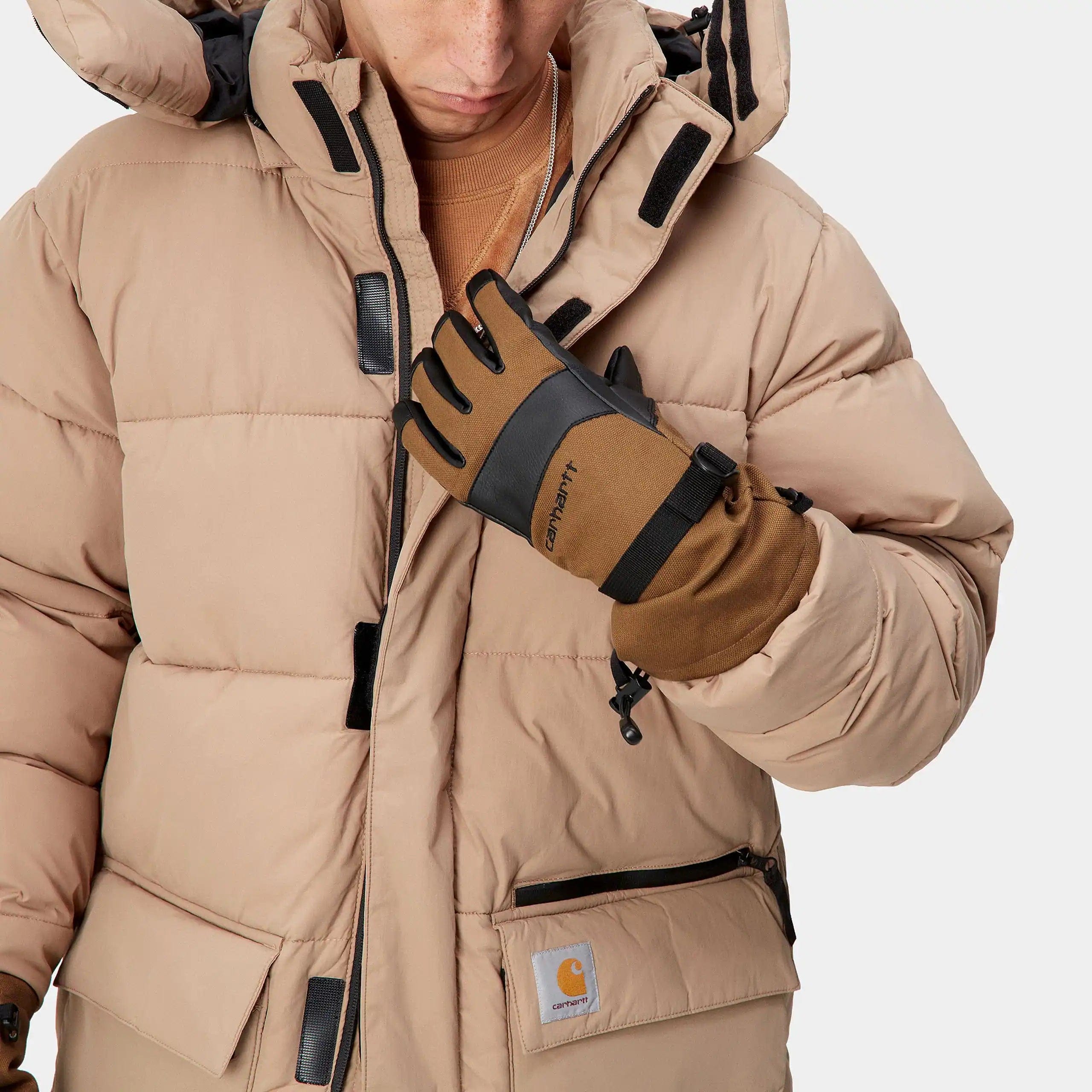 Carhartt Work In Progress Carhartt WIP Duty Gloves - Hamilton Brown / Black