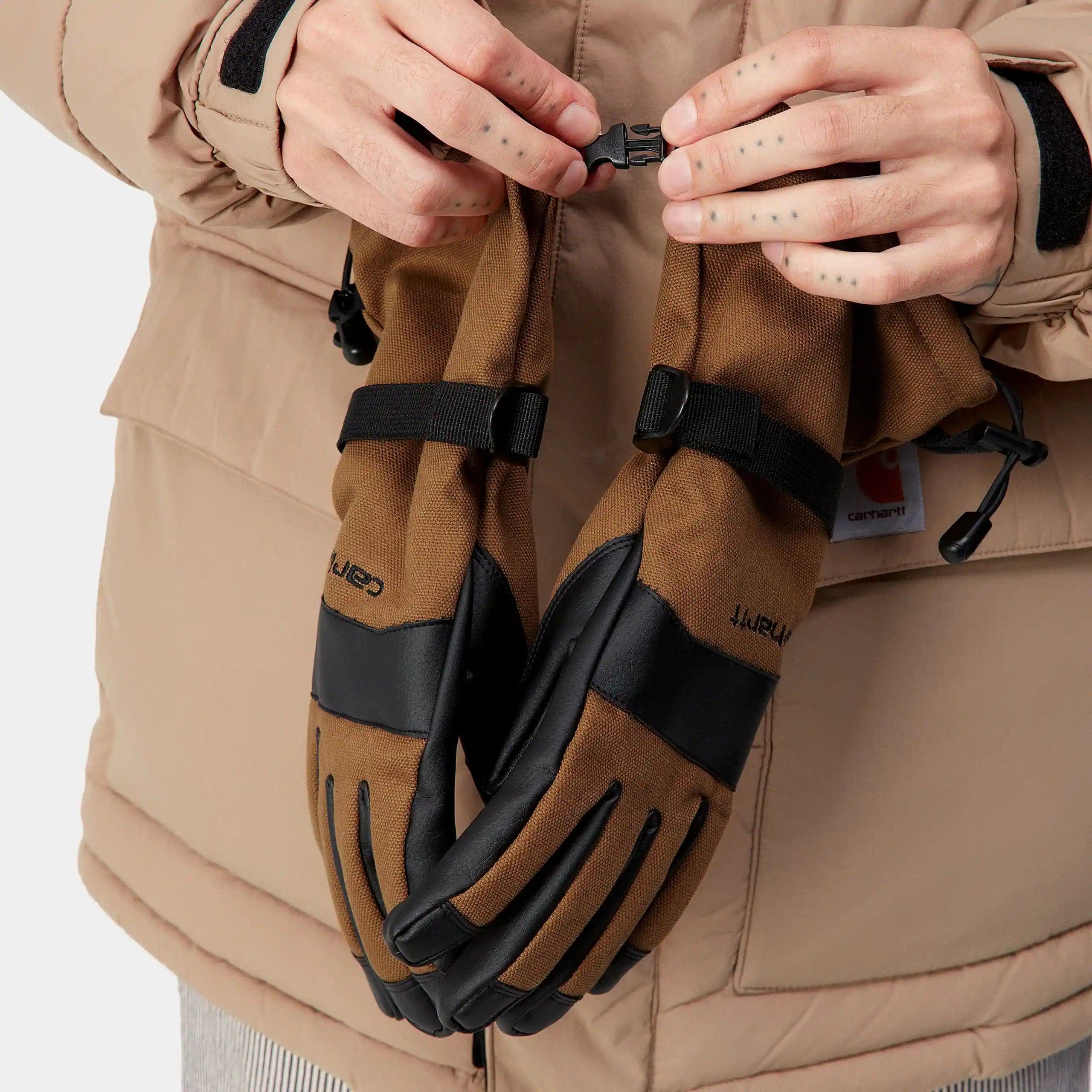 Carhartt Work In Progress Carhartt WIP Duty Gloves - Hamilton Brown / Black