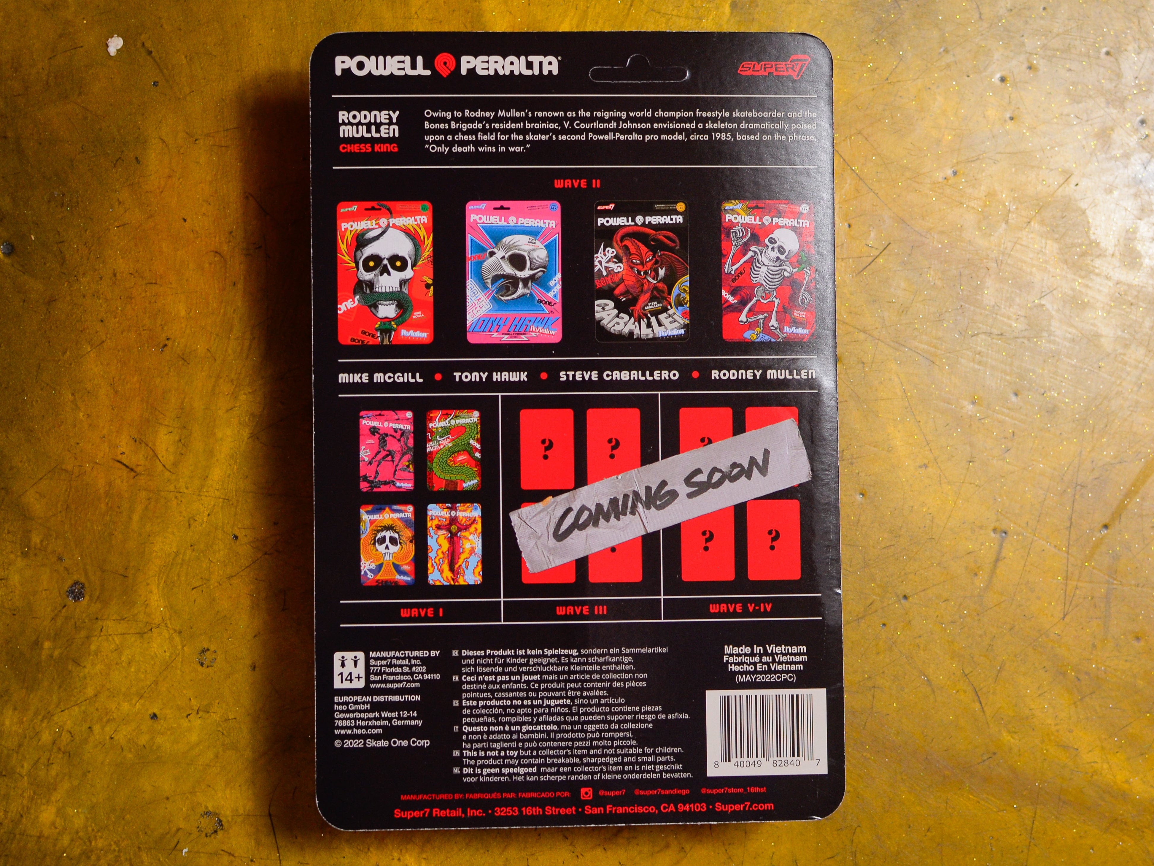 Super7 Rodney Mullen - Powell - Peralta ReAction Figure Wave 2