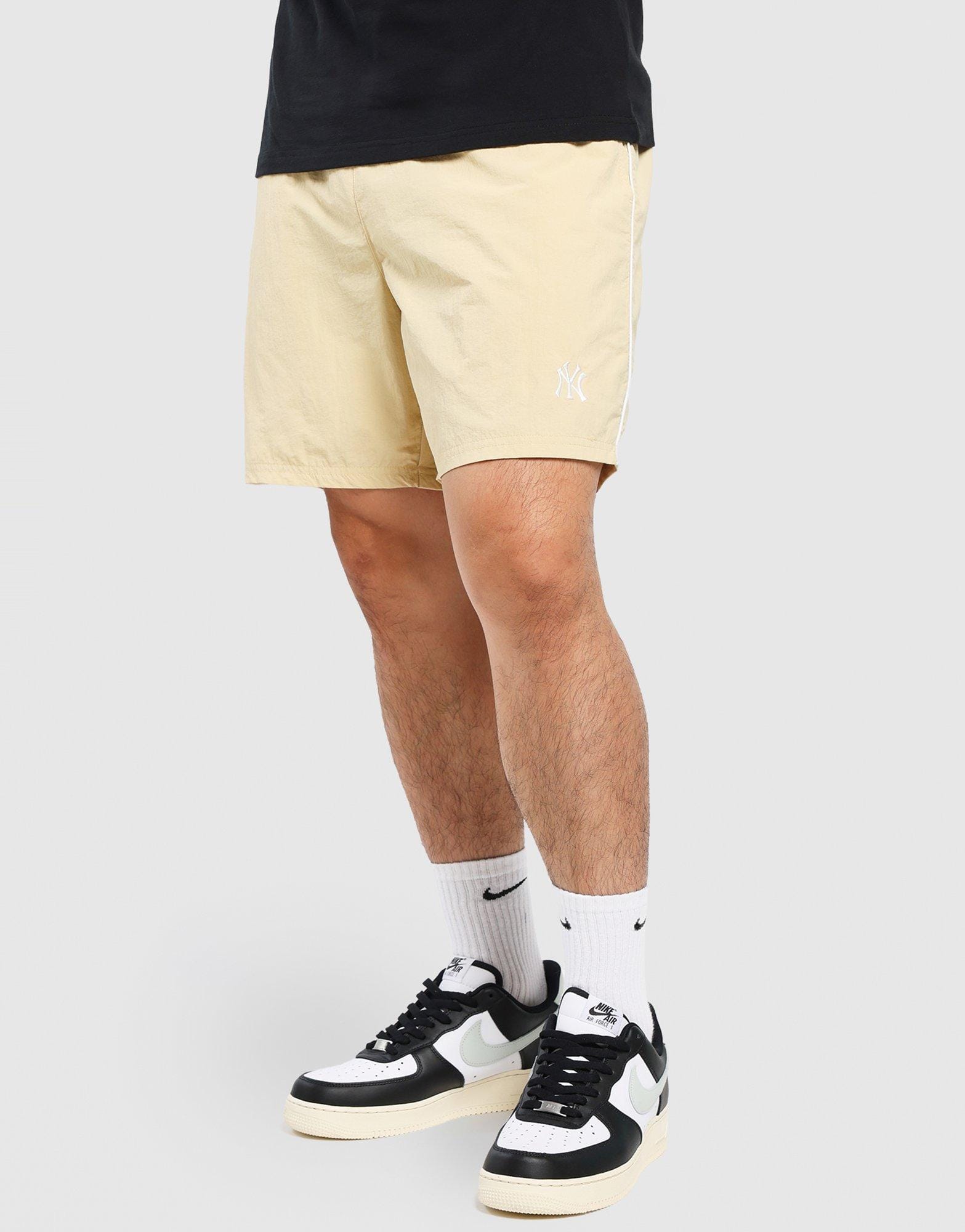 Majestic Emb Logo Piped Beach Short